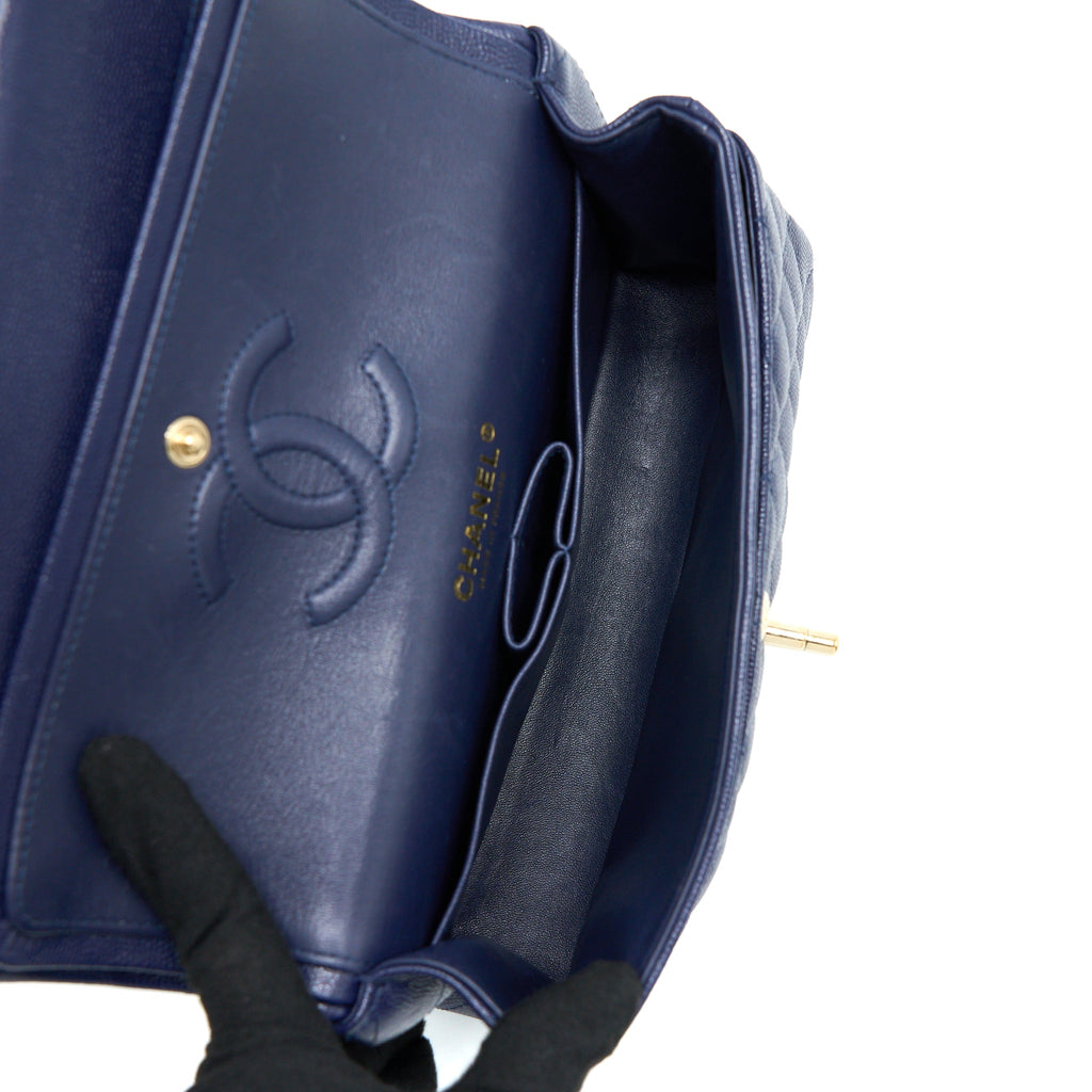 chanel-small-classic-double-flap-bag-caviar-dark-blue-lghw
