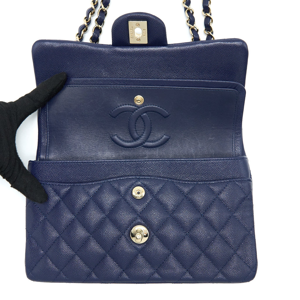 chanel-small-classic-double-flap-bag-caviar-dark-blue-lghw