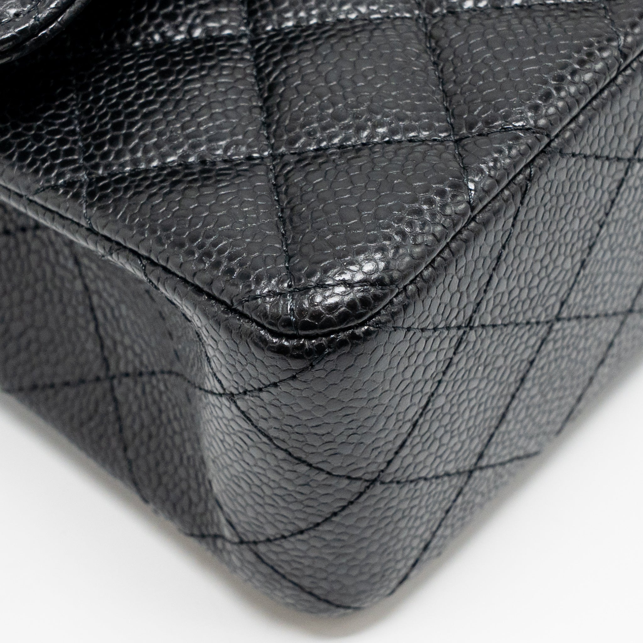 chanel-small-classic-double-flap-bag-caviar-black-ghwmicrochip-2