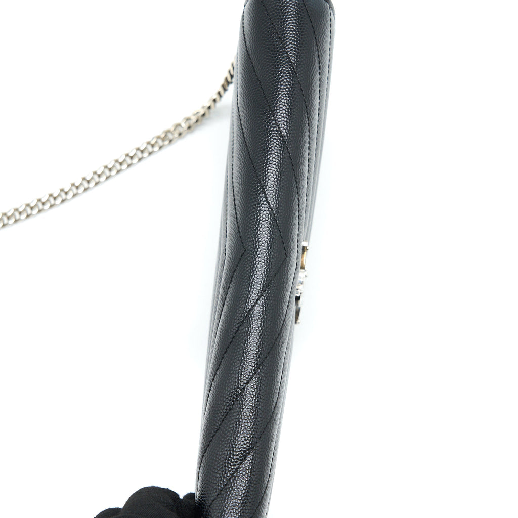 saint-laurent-envelop-chain-wallet-grained-calfskin-black-shw