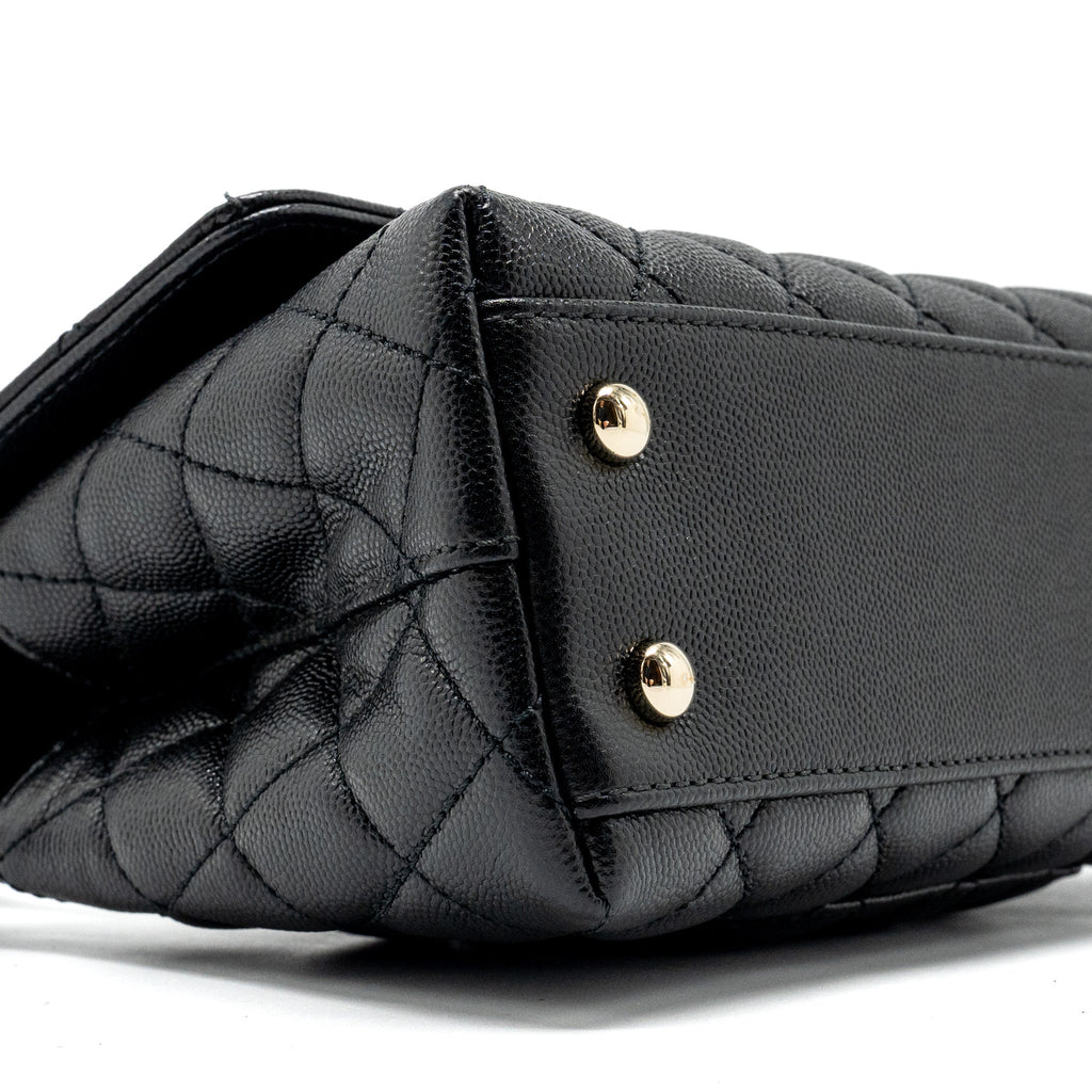 chanel-small-coco-handle-caviar-black-lghw-microchip-14