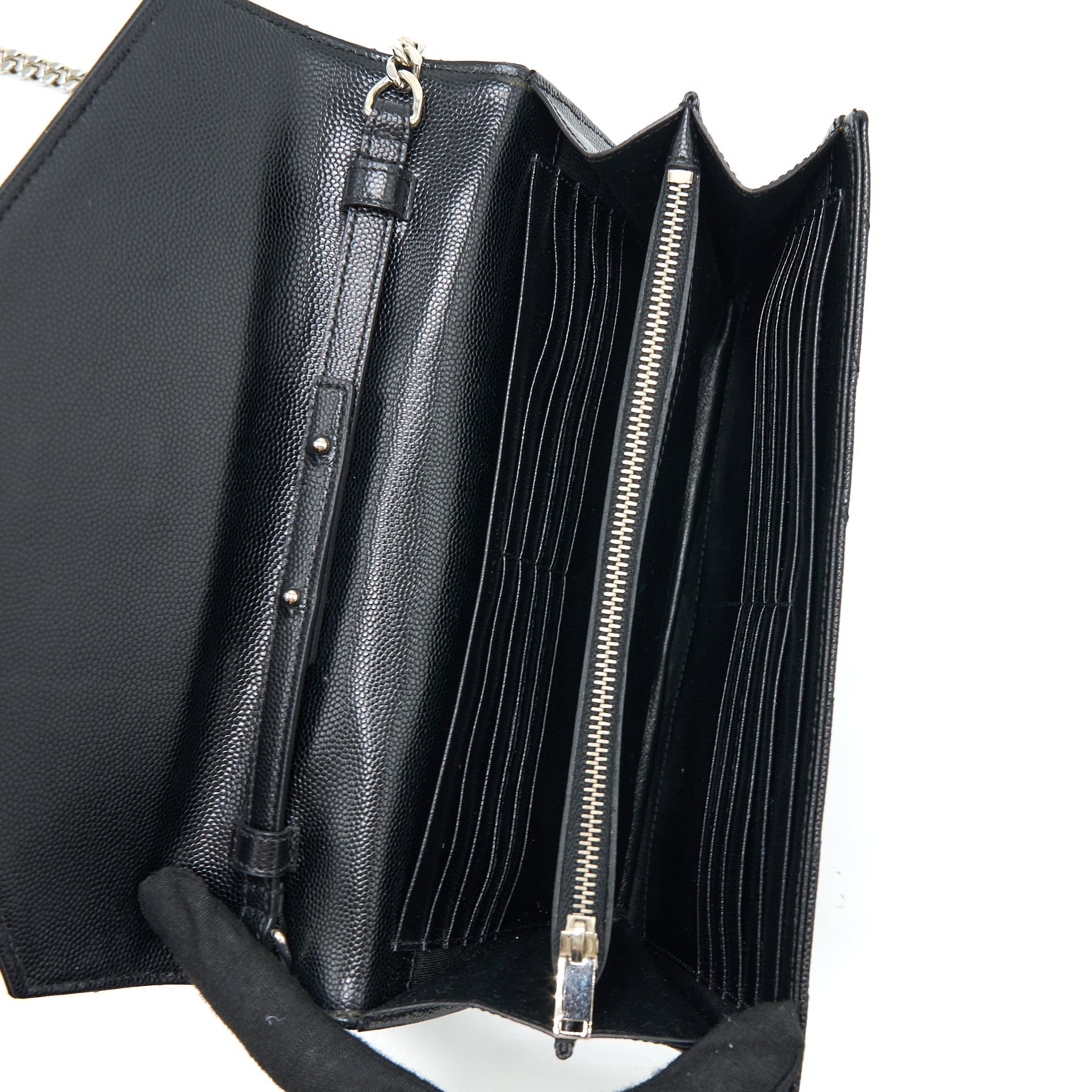saint-laurent-envelop-chain-wallet-grained-calfskin-black-shw