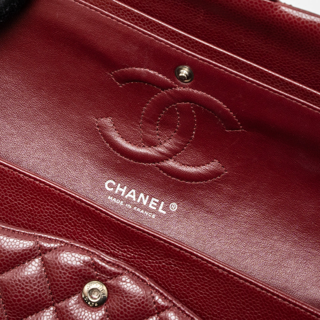 chanel-medium-classic-double-flap-bag-caviar-dark-red-shw