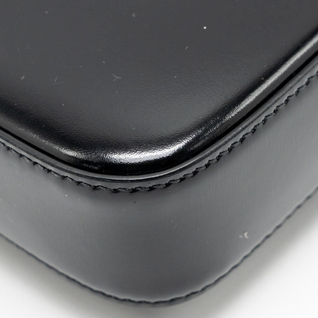 celine-triomphe-shoulder-bag-shiny-calfskin-black-ghw-2