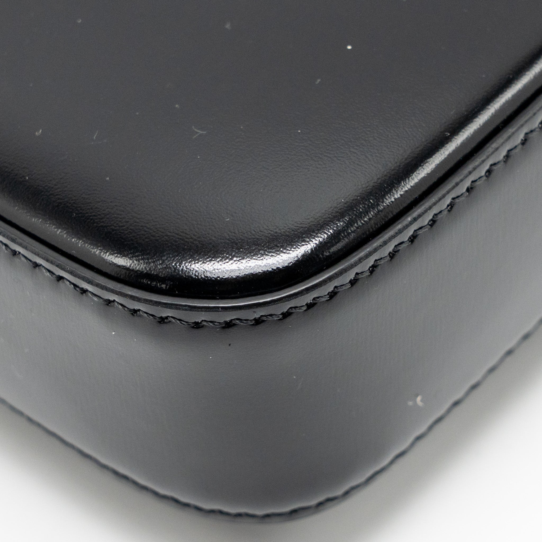celine-triomphe-shoulder-bag-shiny-calfskin-black-ghw-2