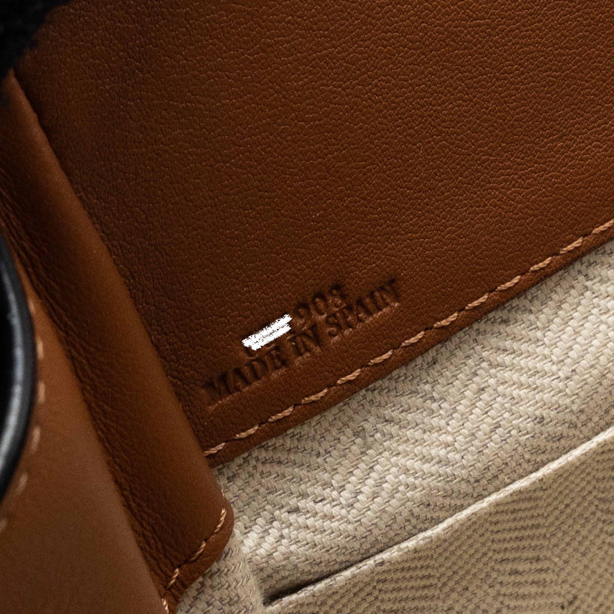 loewe-mini-hammock-drawstring-calfskin-tan-shw