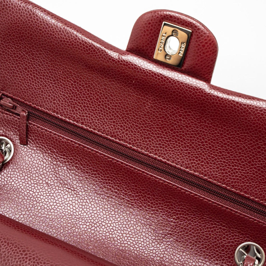 chanel-medium-classic-double-flap-bag-caviar-dark-red-shw