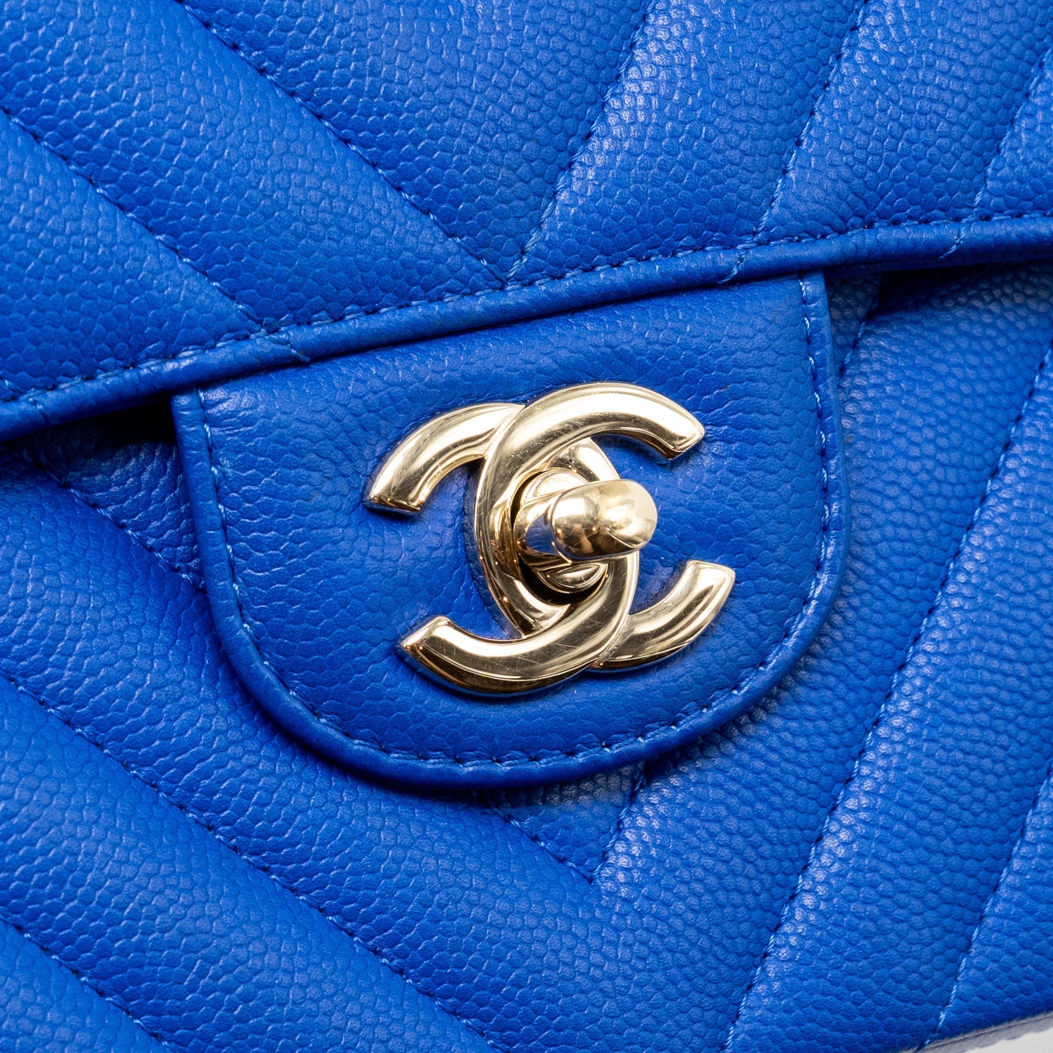 chanel-small-classic-double-flap-bag-chevron-caviar-blue-lghw