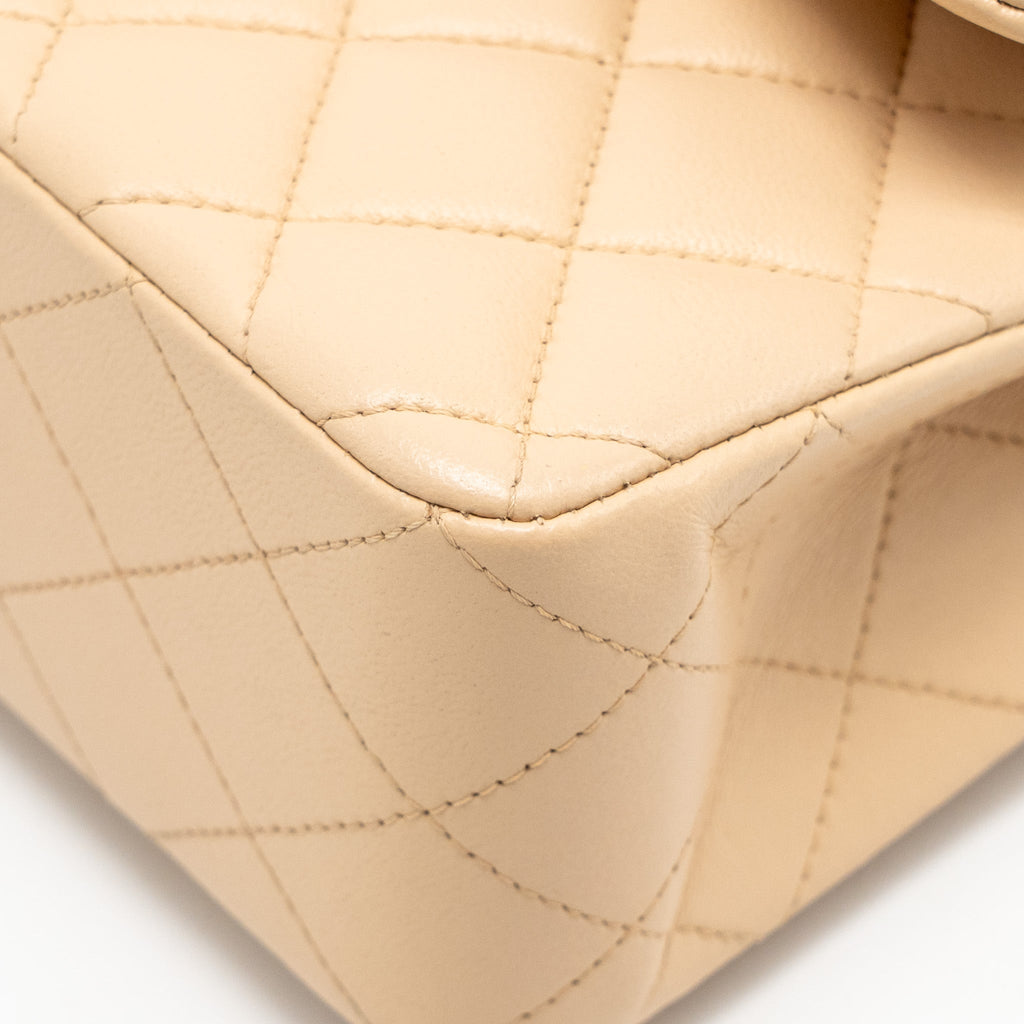 chanel-small-classic-double-flap-bag-lambskin-beige-ghw