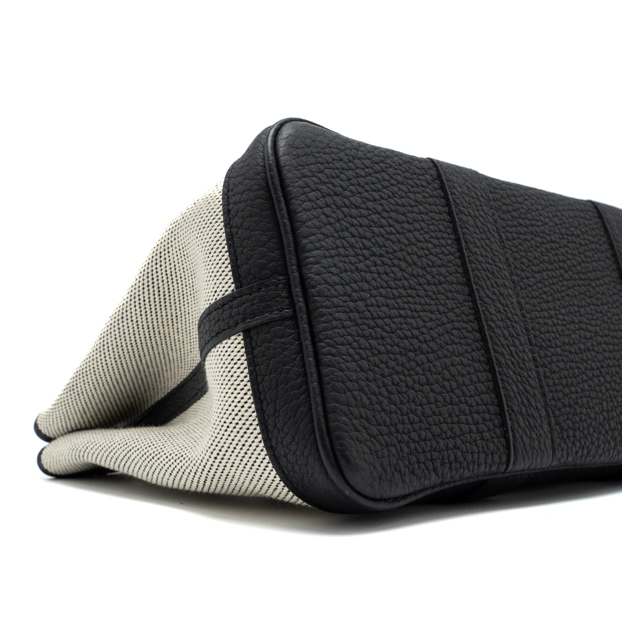 hermes-garden-party-30-canvas-negonda-ecru-black-shw-stamp-c