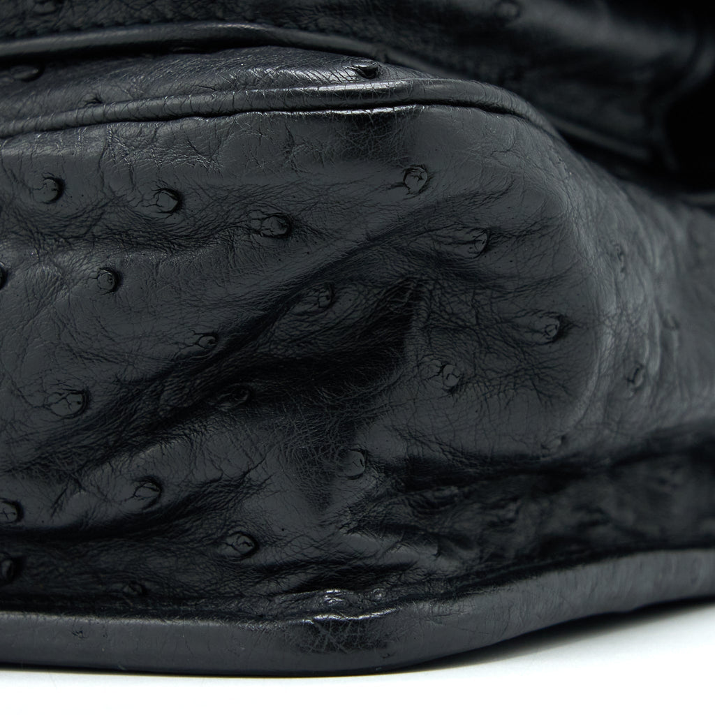 saint-laurent-niki-baby-ostrich-black-ghw