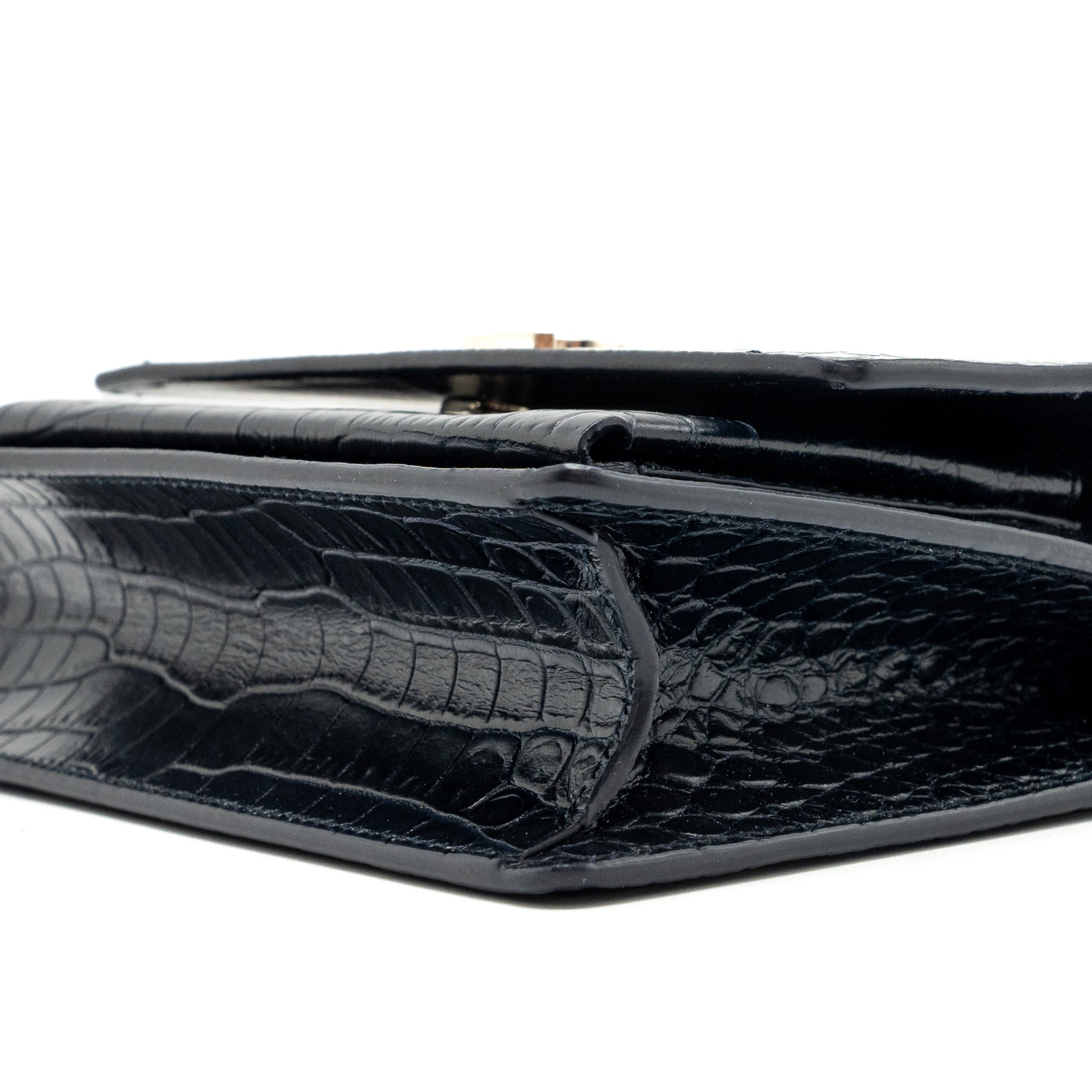 saint-laurent-ysl-mini-sunset-bag-crocodile-embossed-calfskin-black-shw