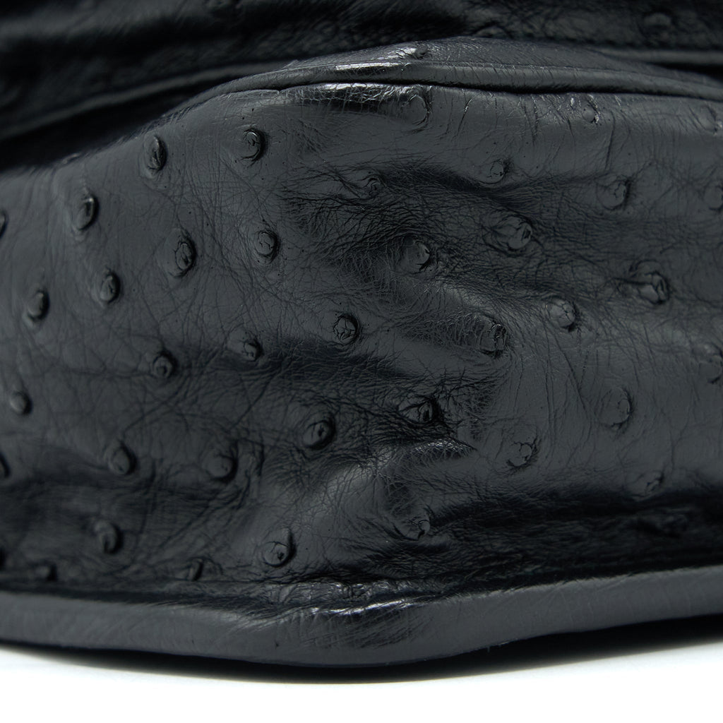 saint-laurent-niki-baby-ostrich-black-ghw