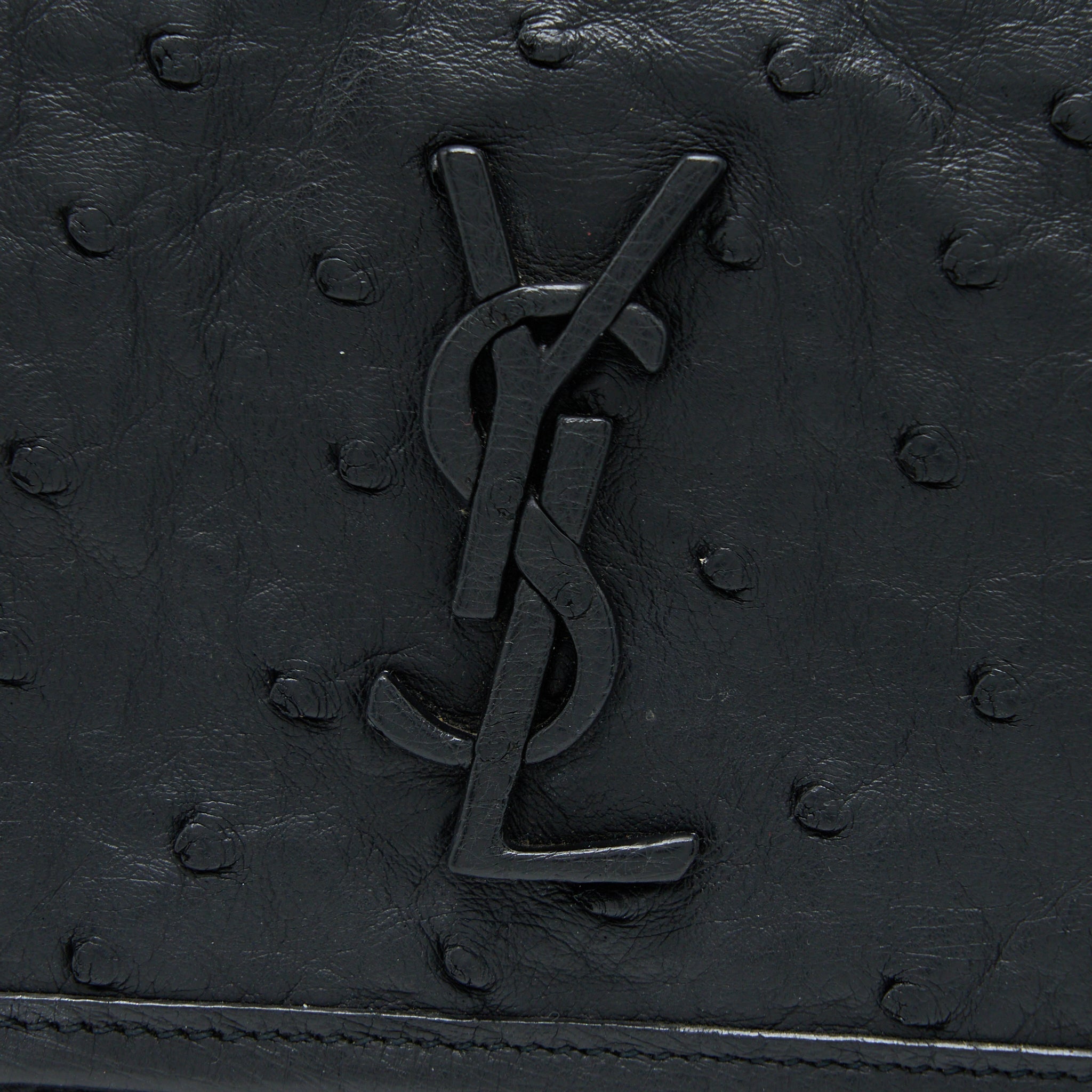 saint-laurent-niki-baby-ostrich-black-ghw
