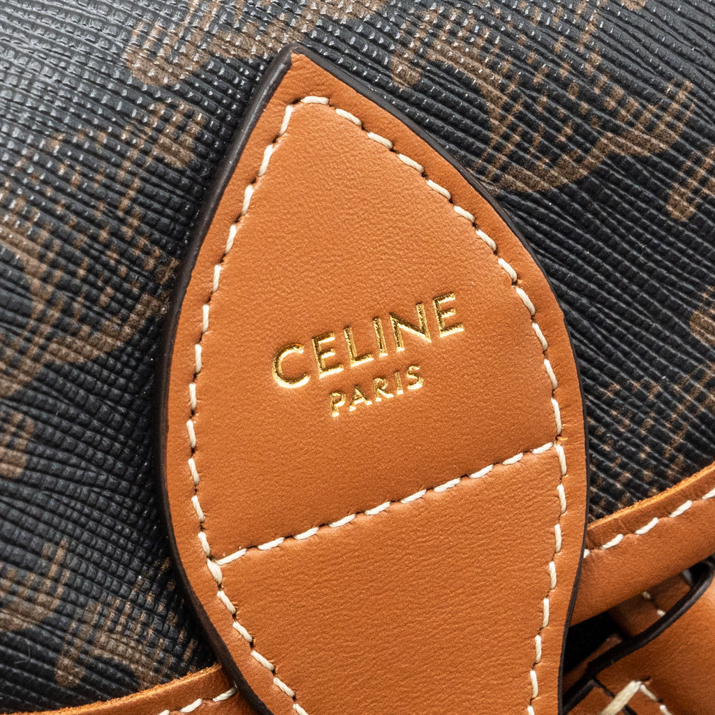 celine-mini-backpack-folco-triomphe-canvas-calfskin-tan-ghw-1