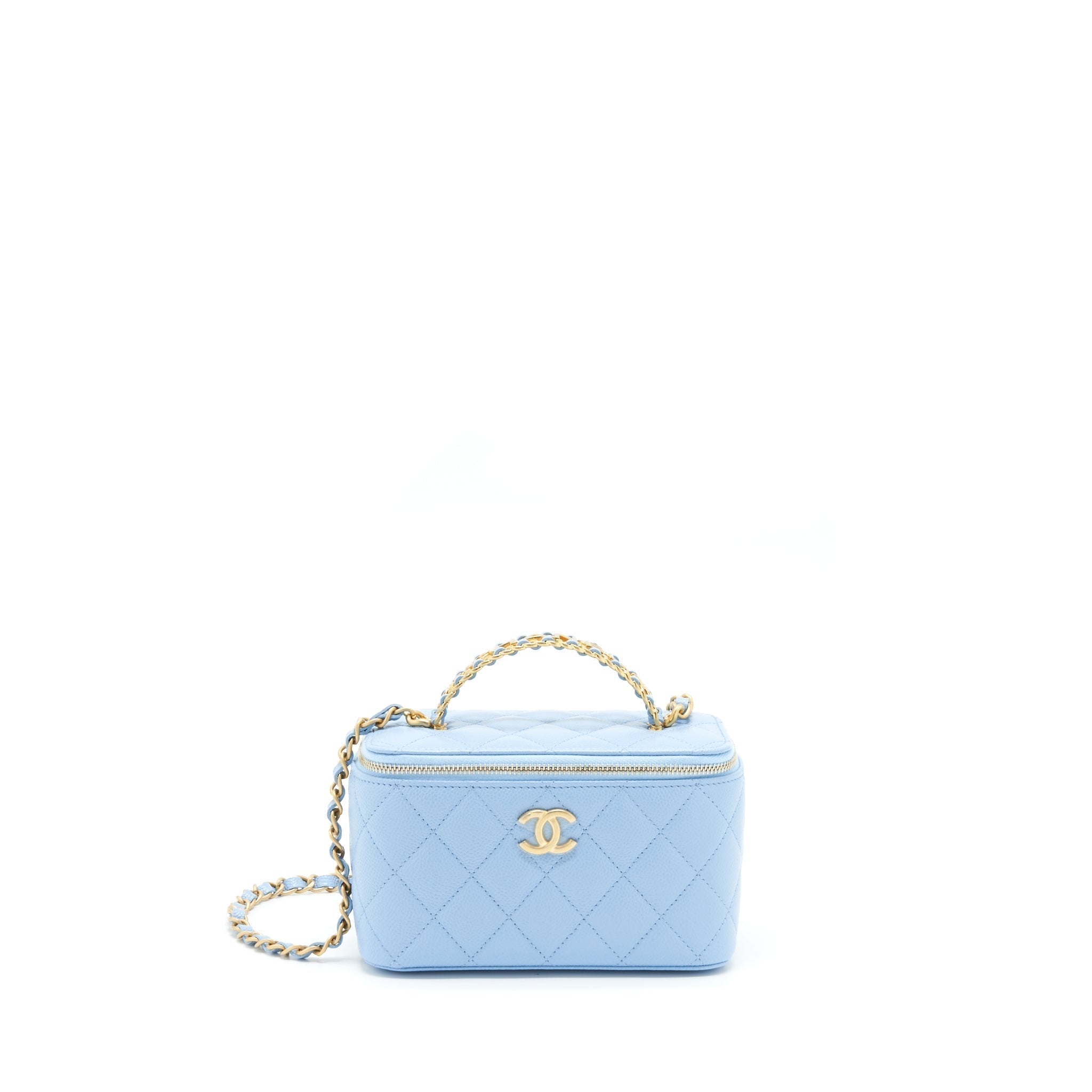 chanel-22s-letter-logo-top-handle-long-vanity-with-chain-caviar-light-blue-ghw
