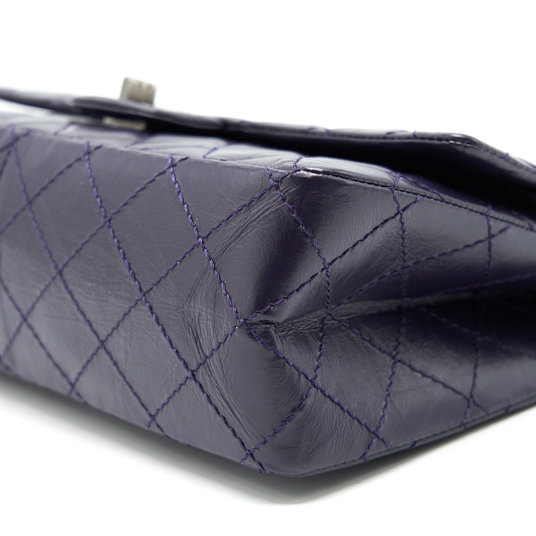 chanel-reissue-226-in-dark-purple-with-silver-ruthenium-hardware