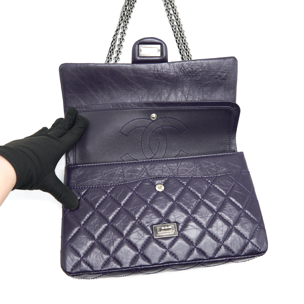 chanel-reissue-226-in-dark-purple-with-silver-ruthenium-hardware