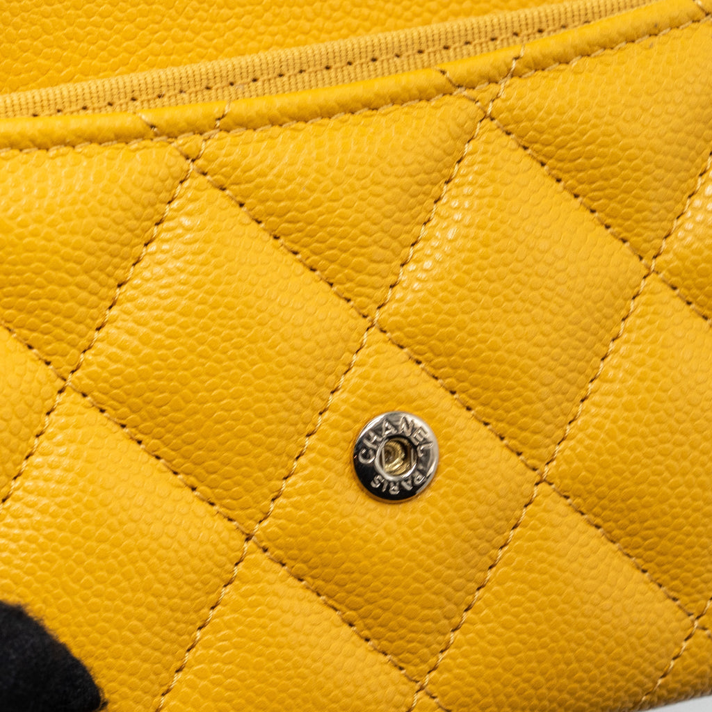 chanel-classic-flap-card-holder-caviar-yellow-lghw-mircochip