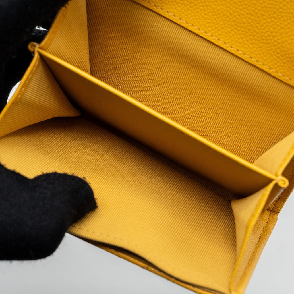 chanel-classic-flap-card-holder-caviar-yellow-lghw-mircochip