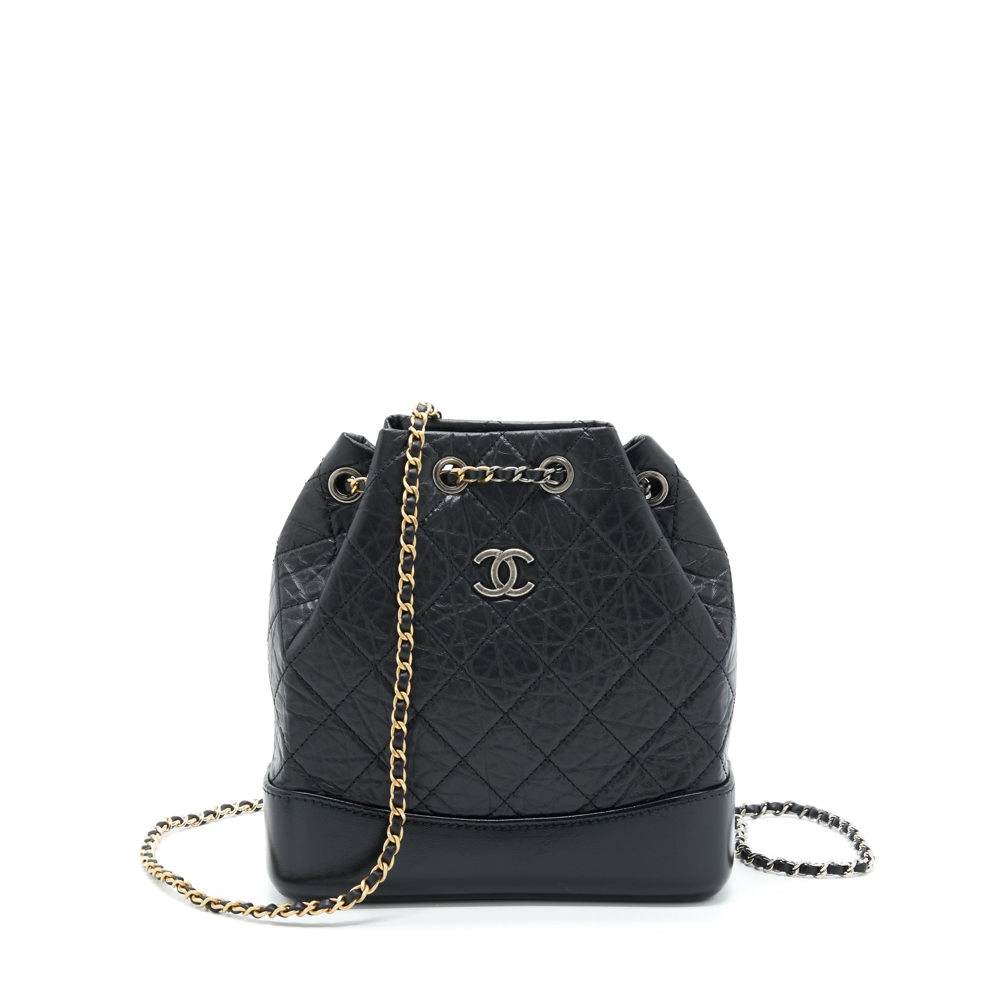 chanel-small-gabrielle-backpack-calfskin-black-with-multicolour-hardware