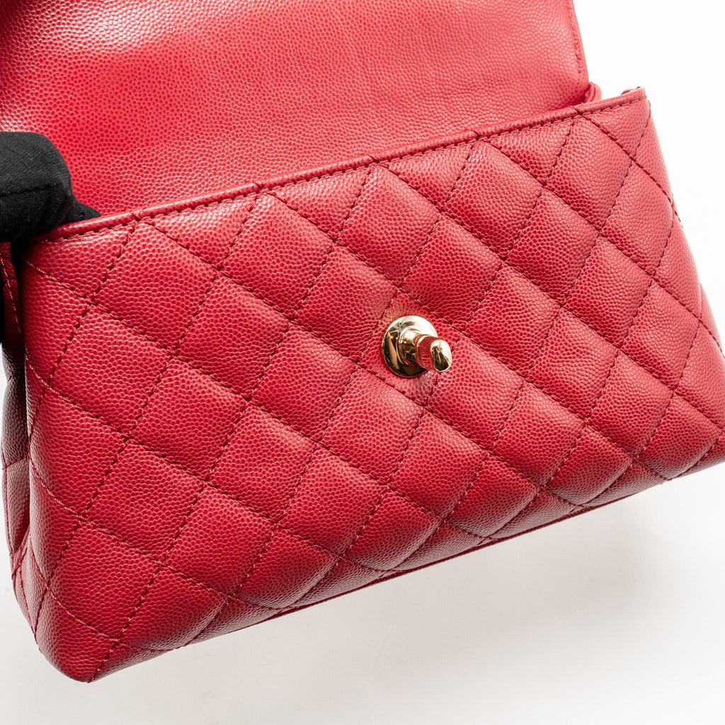 chanel-small-coco-handle-caviar-red-lghw-microchip