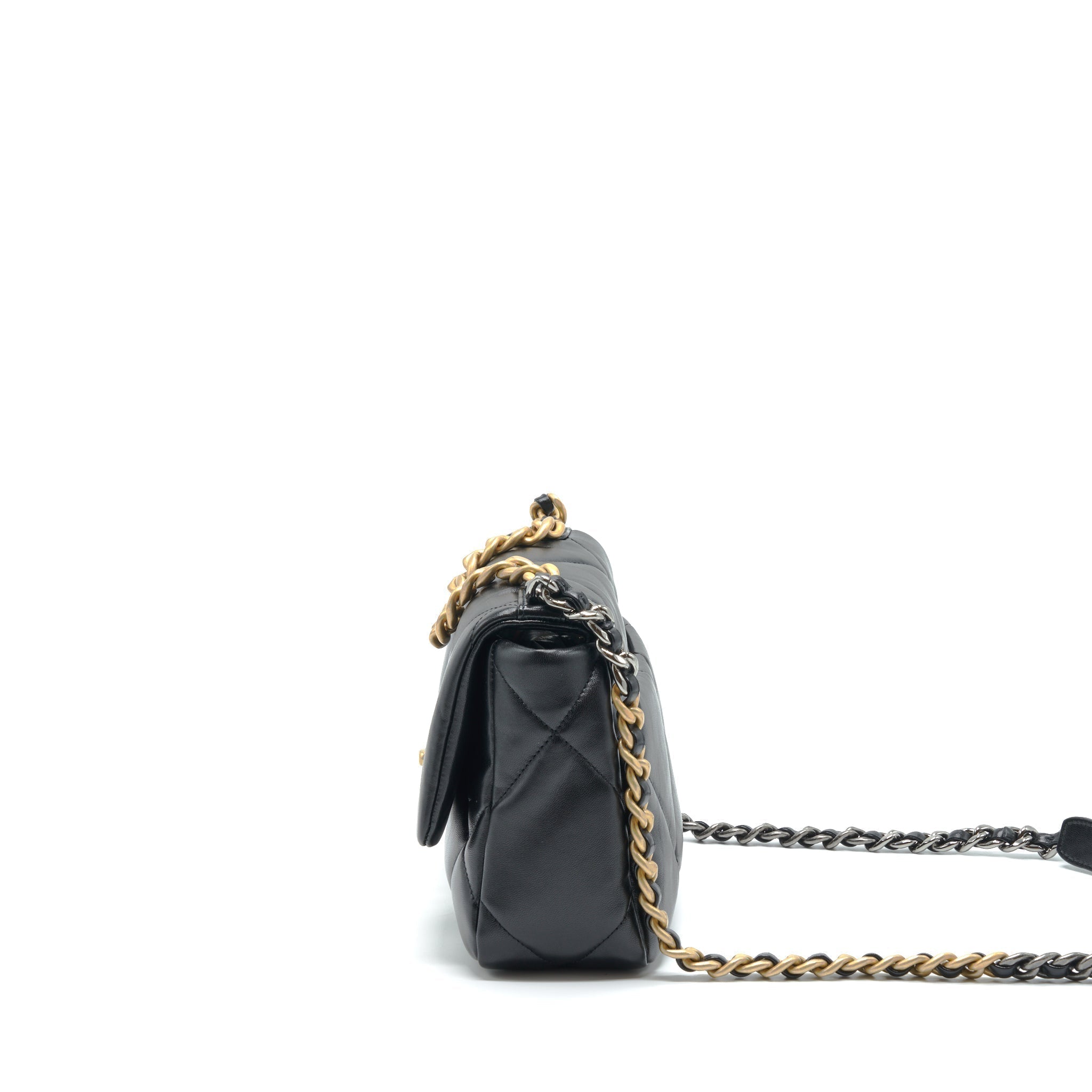 chanel-small-19-bag-lambskin-black-with-multicolour-hardware-microchip