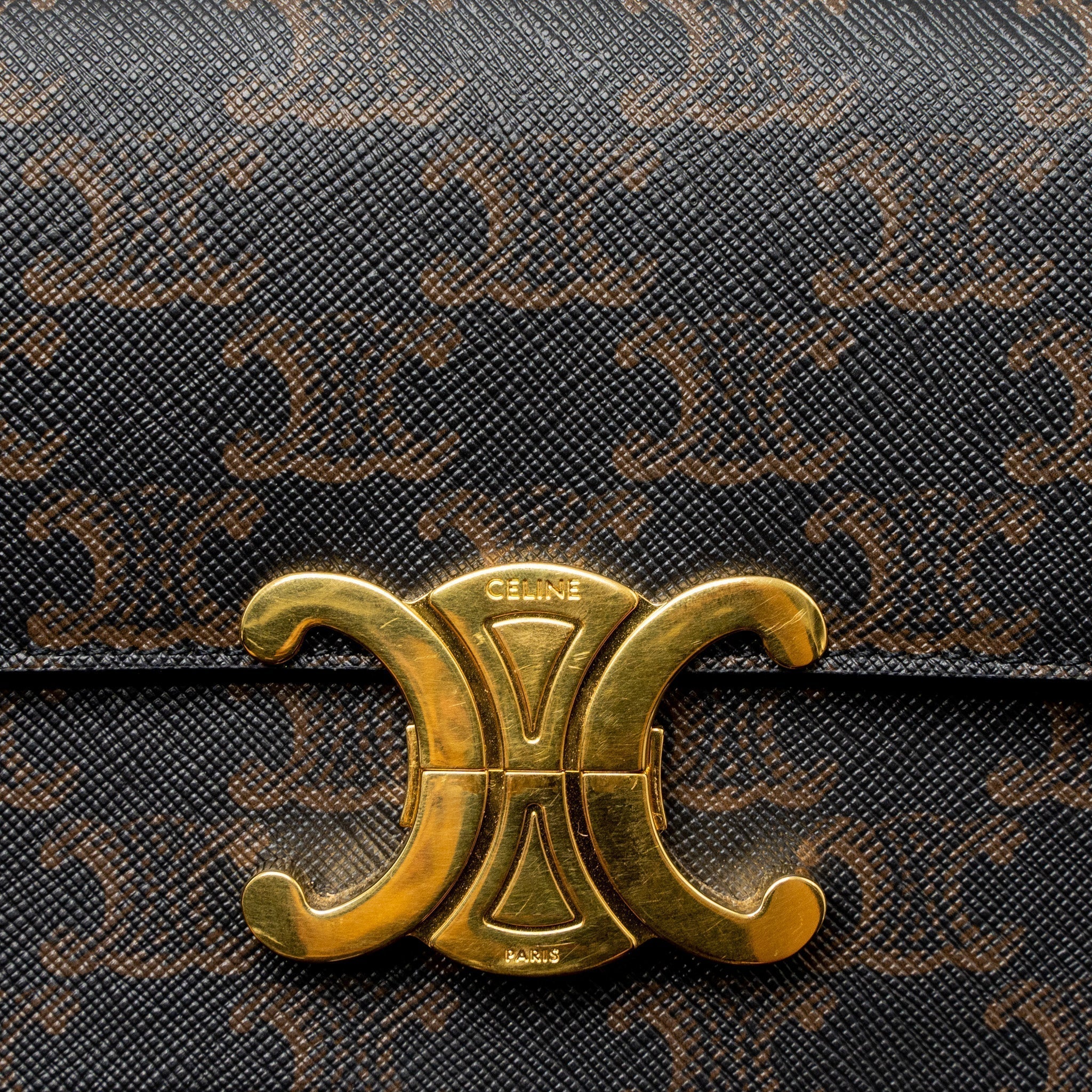 celine-triomphe-shoulder-bag-triomphe-canvas-calfskin-tan-ghw