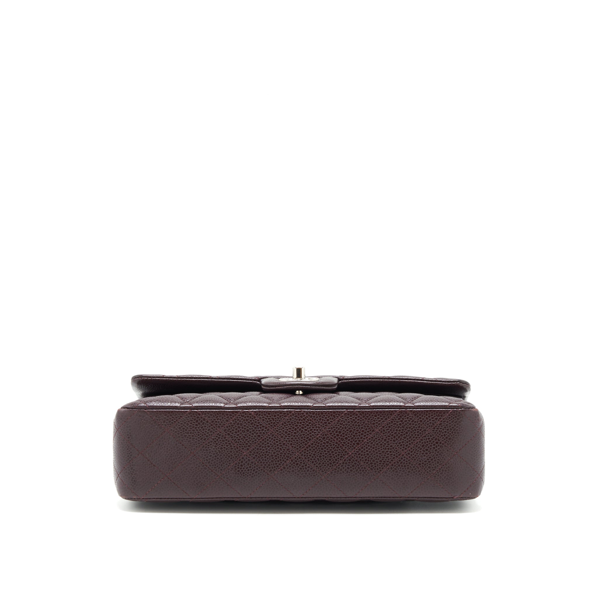 chanel-medium-classic-double-flap-bag-caviar-burgundy-shw