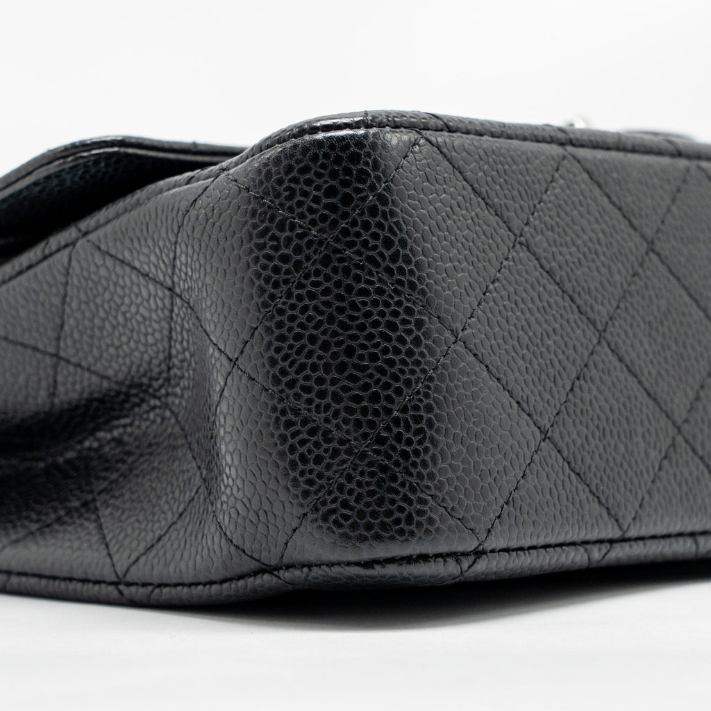 chanel-medium-classic-double-flap-bag-caviar-black-shw-13