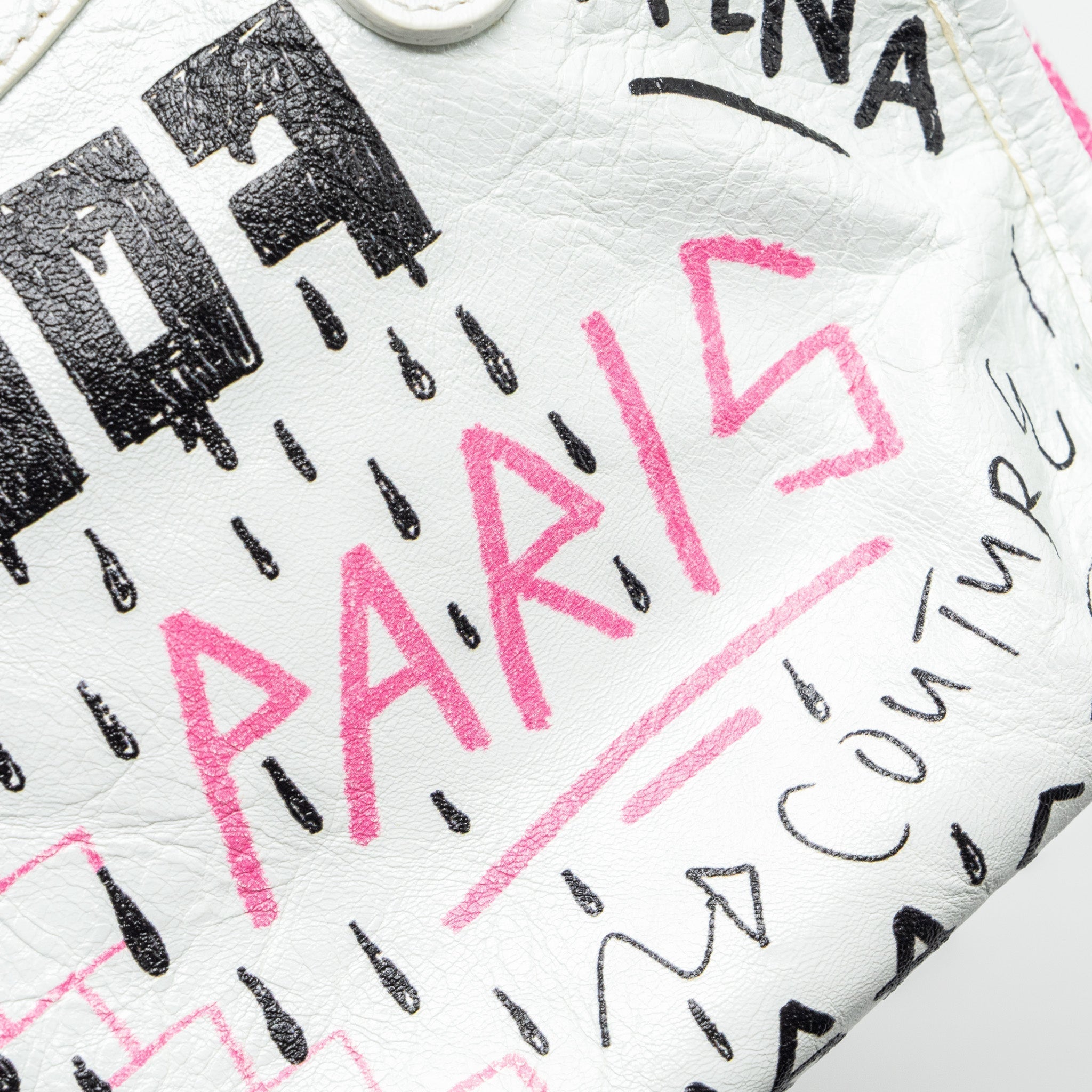 balenciaga-city-graffiti-classic-studs-bag-leather-white-pink-black-with-black-hardware