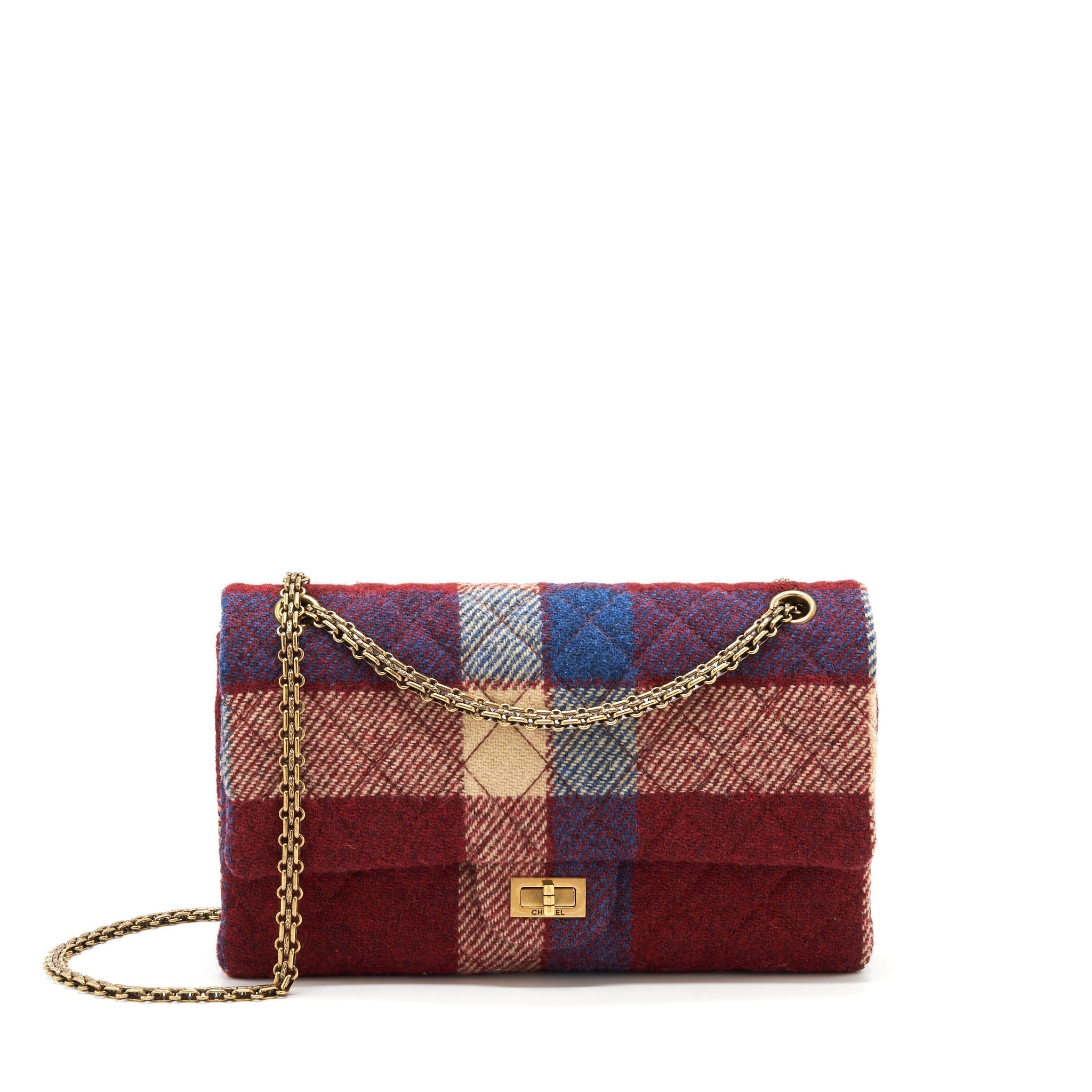 chanel-2-55-226-reissue-classic-double-flap-fabric-multicolour-ruthenium-gold-hardware