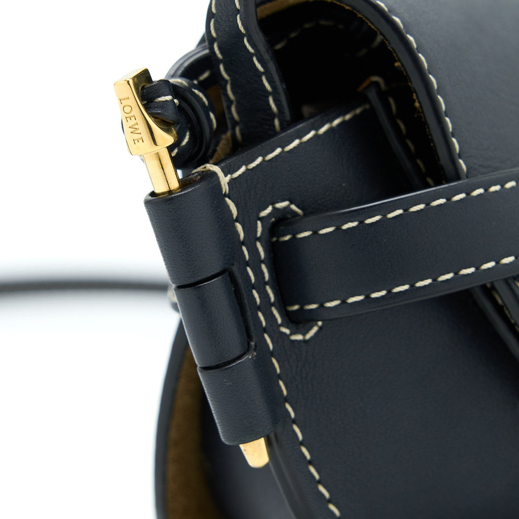 loewe-mini-gate-calfskin-navy-ghw