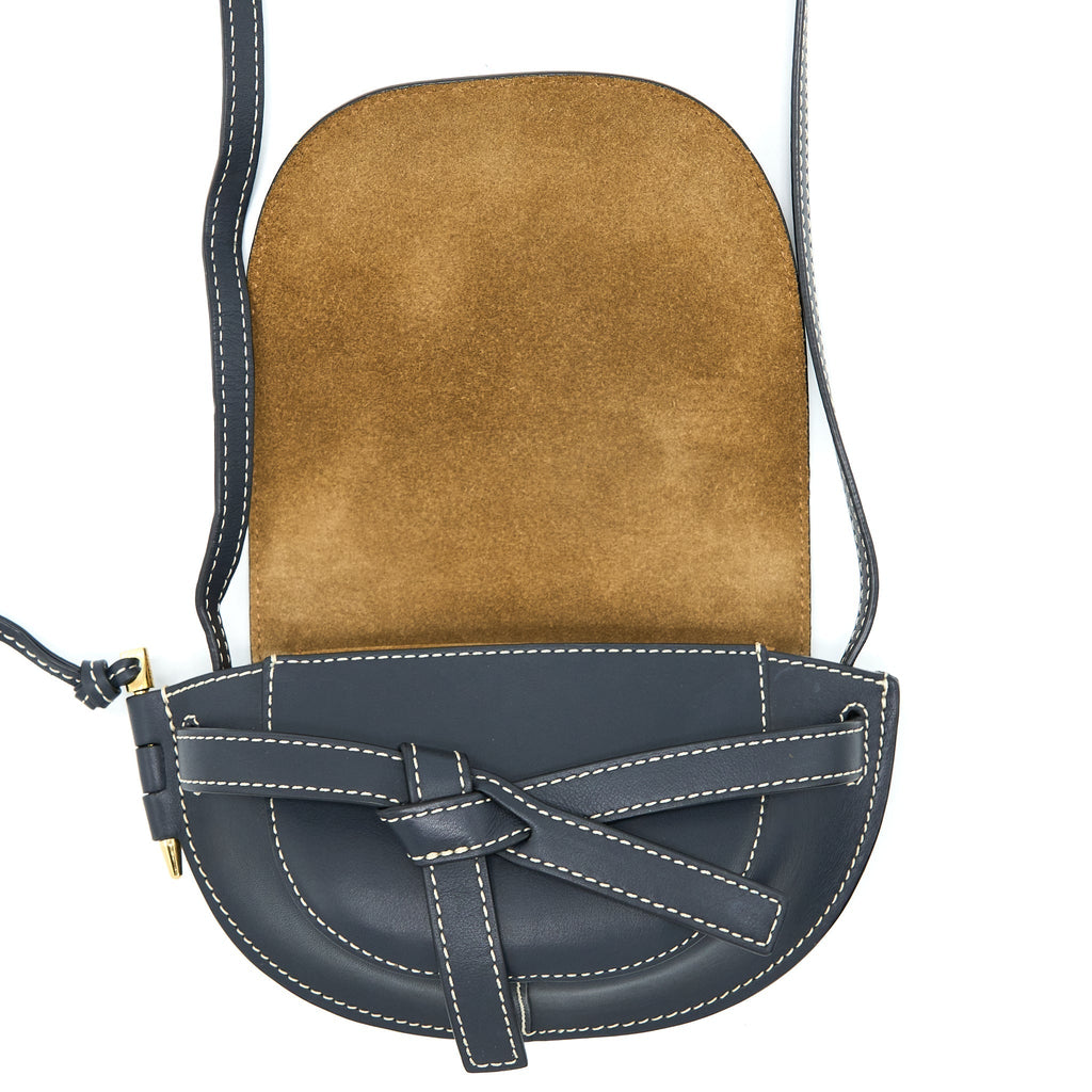loewe-mini-gate-calfskin-navy-ghw