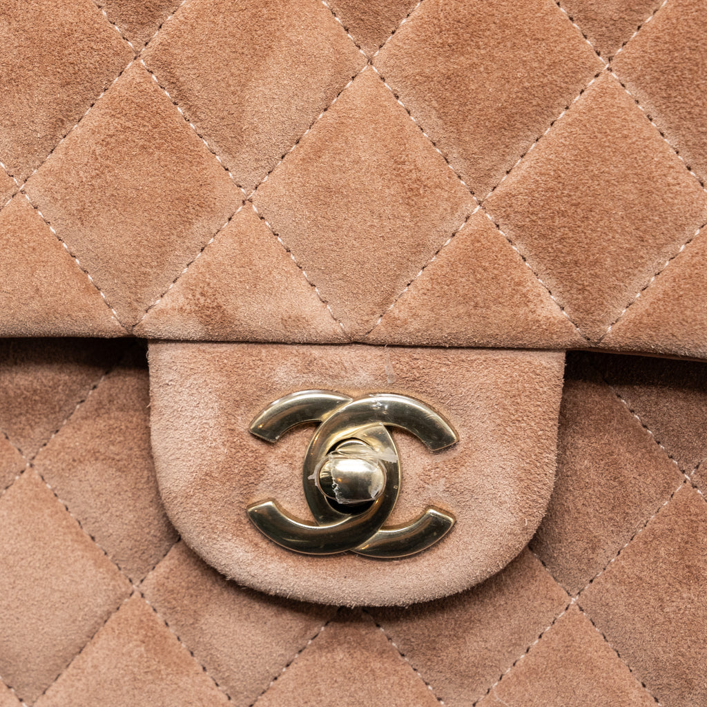 chanel-medium-classic-double-flap-bag-suede-leather-light-brown-lghw-microchip
