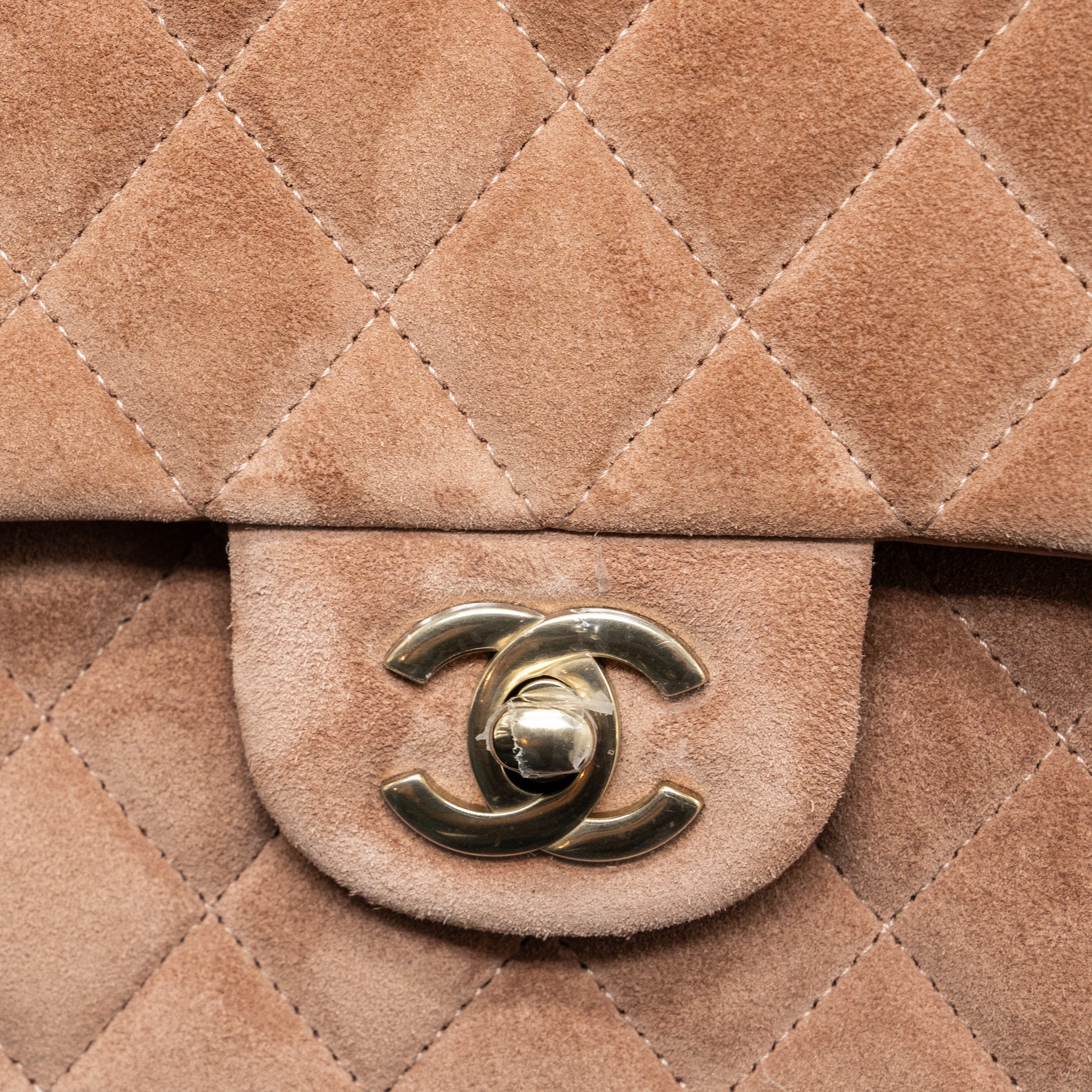chanel-medium-classic-double-flap-bag-suede-leather-light-brown-lghw-microchip