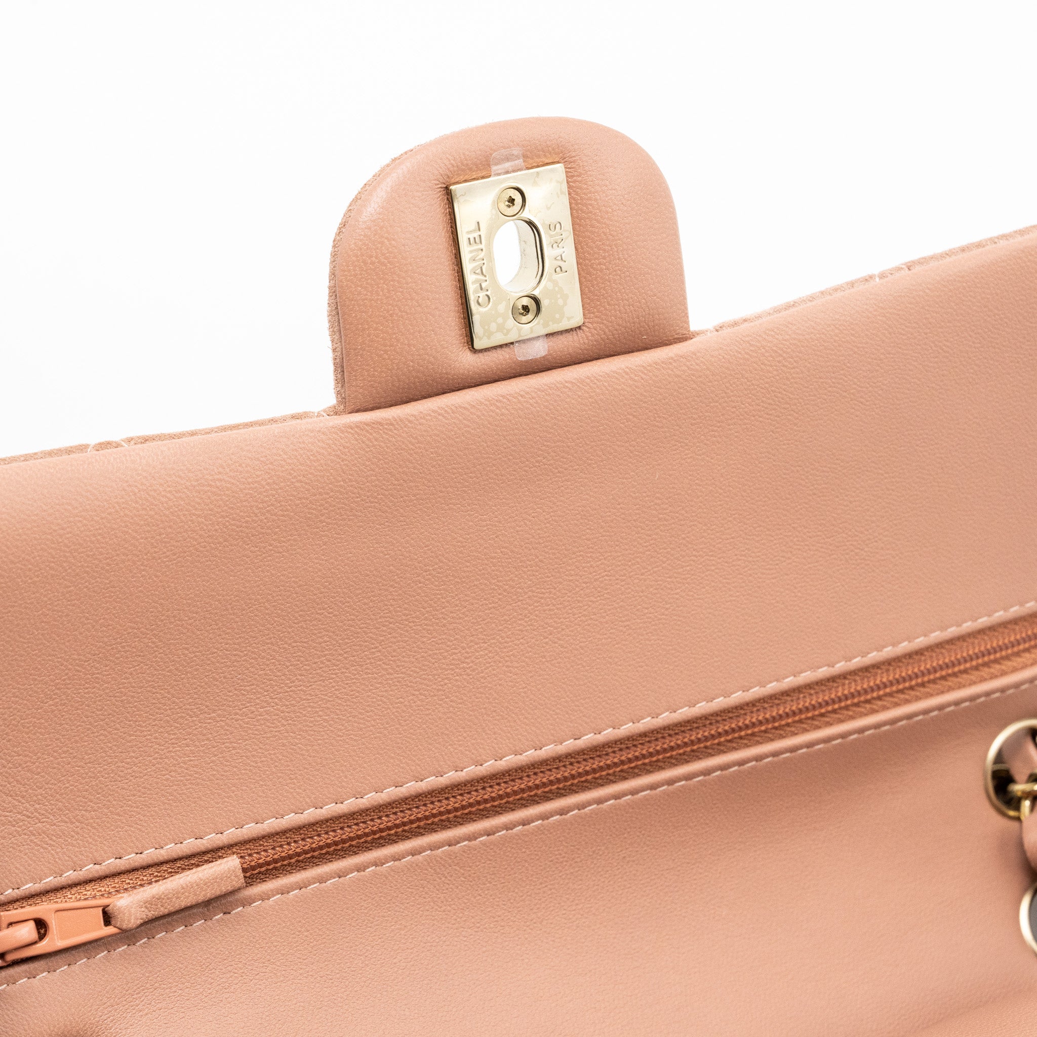 chanel-medium-classic-double-flap-bag-suede-leather-light-brown-lghw-microchip