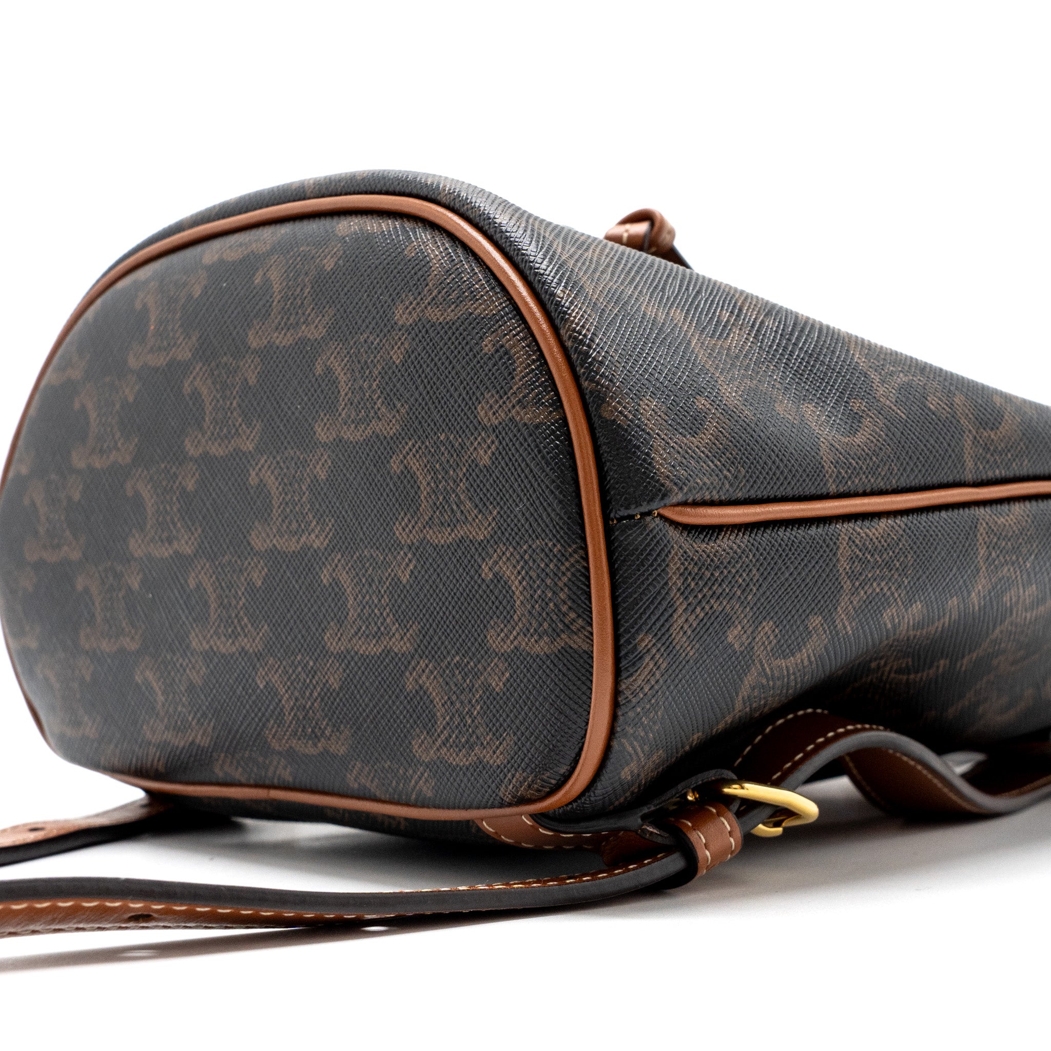 celine-mini-backpack-folco-triomphe-canvas-calfskin-tan-ghw-1