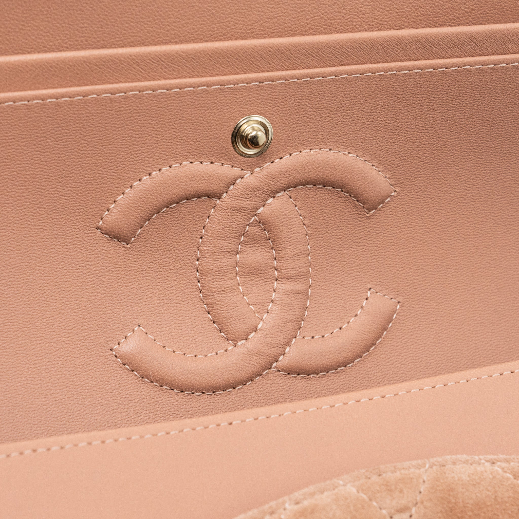 chanel-medium-classic-double-flap-bag-suede-leather-light-brown-lghw-microchip