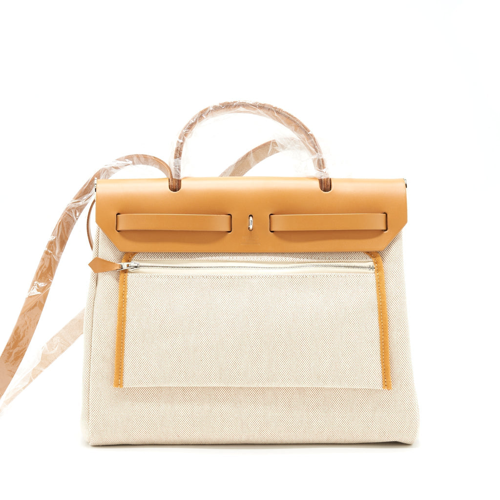 hermes-herbag-zip-31-toile-h-en-relief-brides-sable-ecru-beige-nat-sable-stamp-z