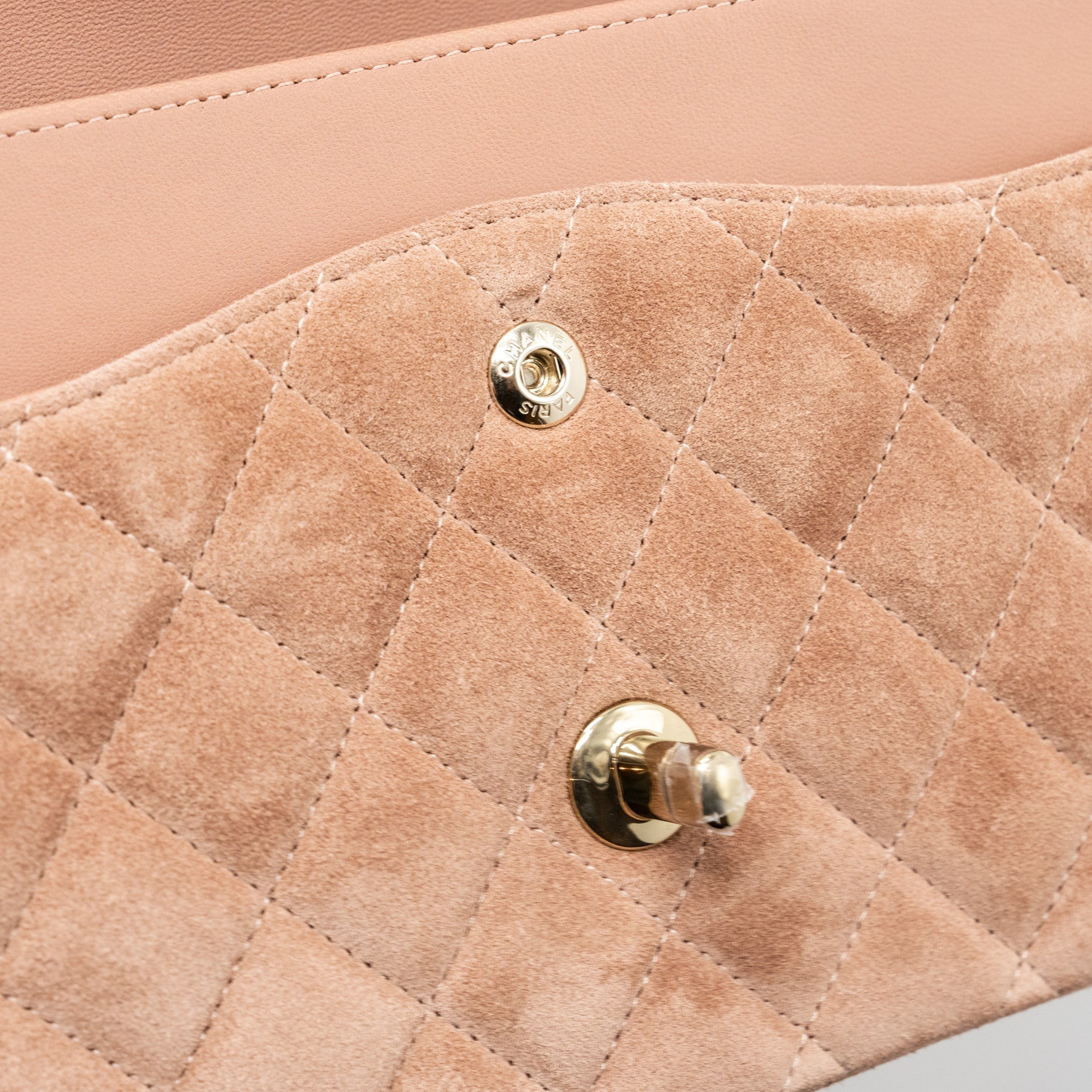 chanel-medium-classic-double-flap-bag-suede-leather-light-brown-lghw-microchip