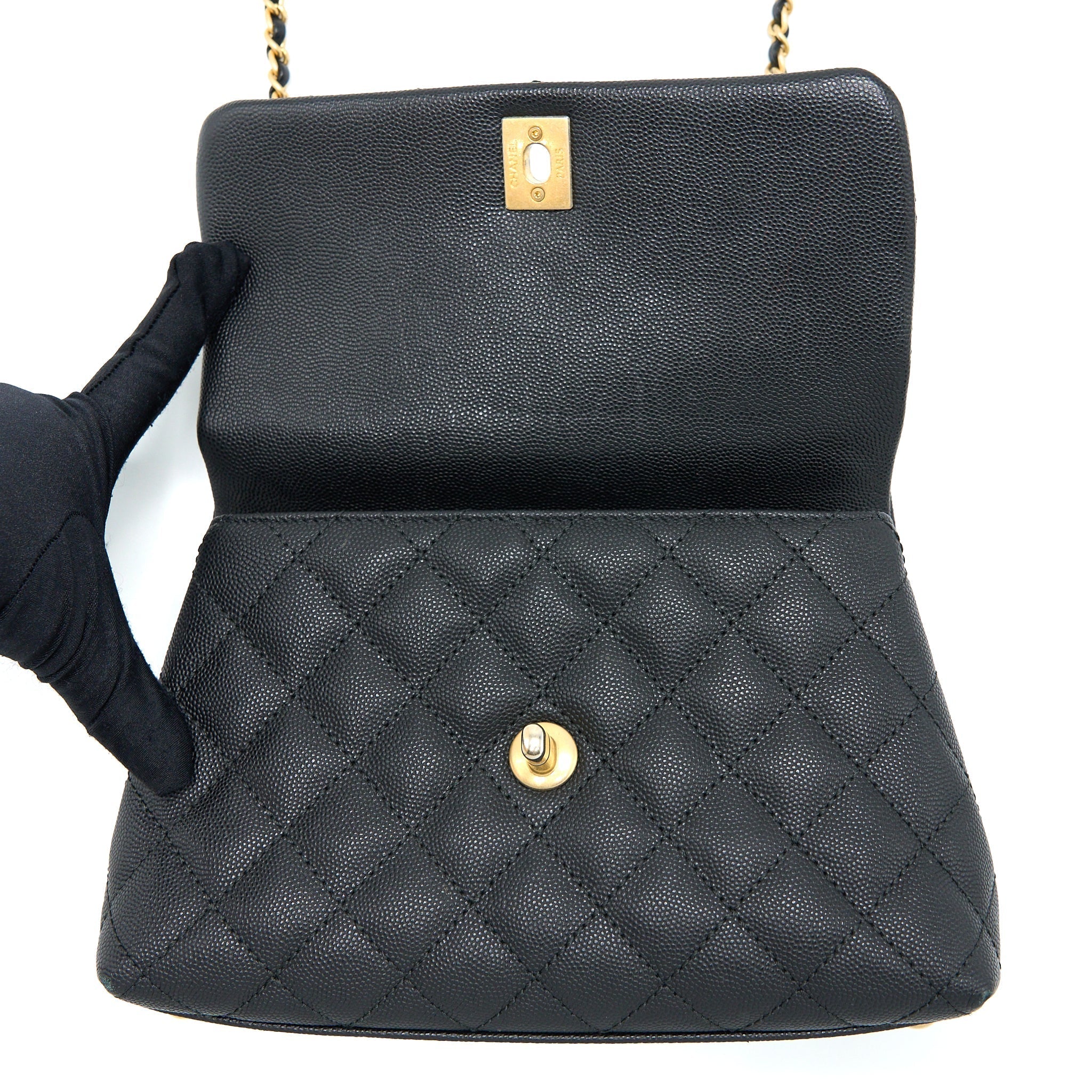 chanel-small-coco-handle-caviar-with-lizard-handle-black-ghw