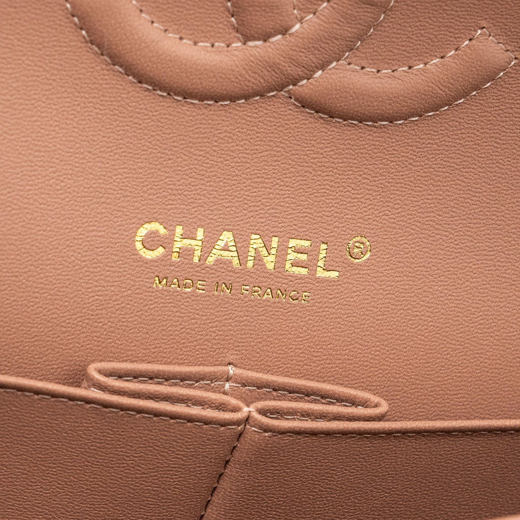 chanel-medium-classic-double-flap-bag-suede-leather-light-brown-lghw-microchip
