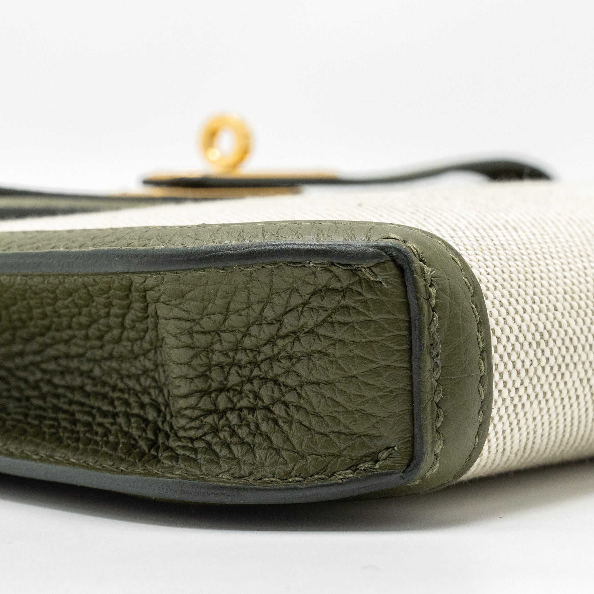 hermes-pochette-kelly-depeches-25-canvas-togo-ecru-beige-vert-olive-ghw-stamp-u