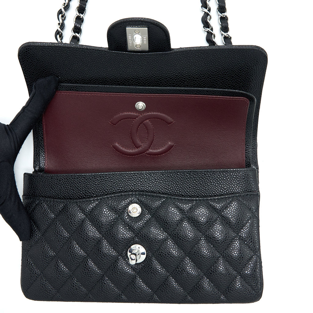 chanel-small-classic-double-flap-bag-caviar-black-shw-microchip-1