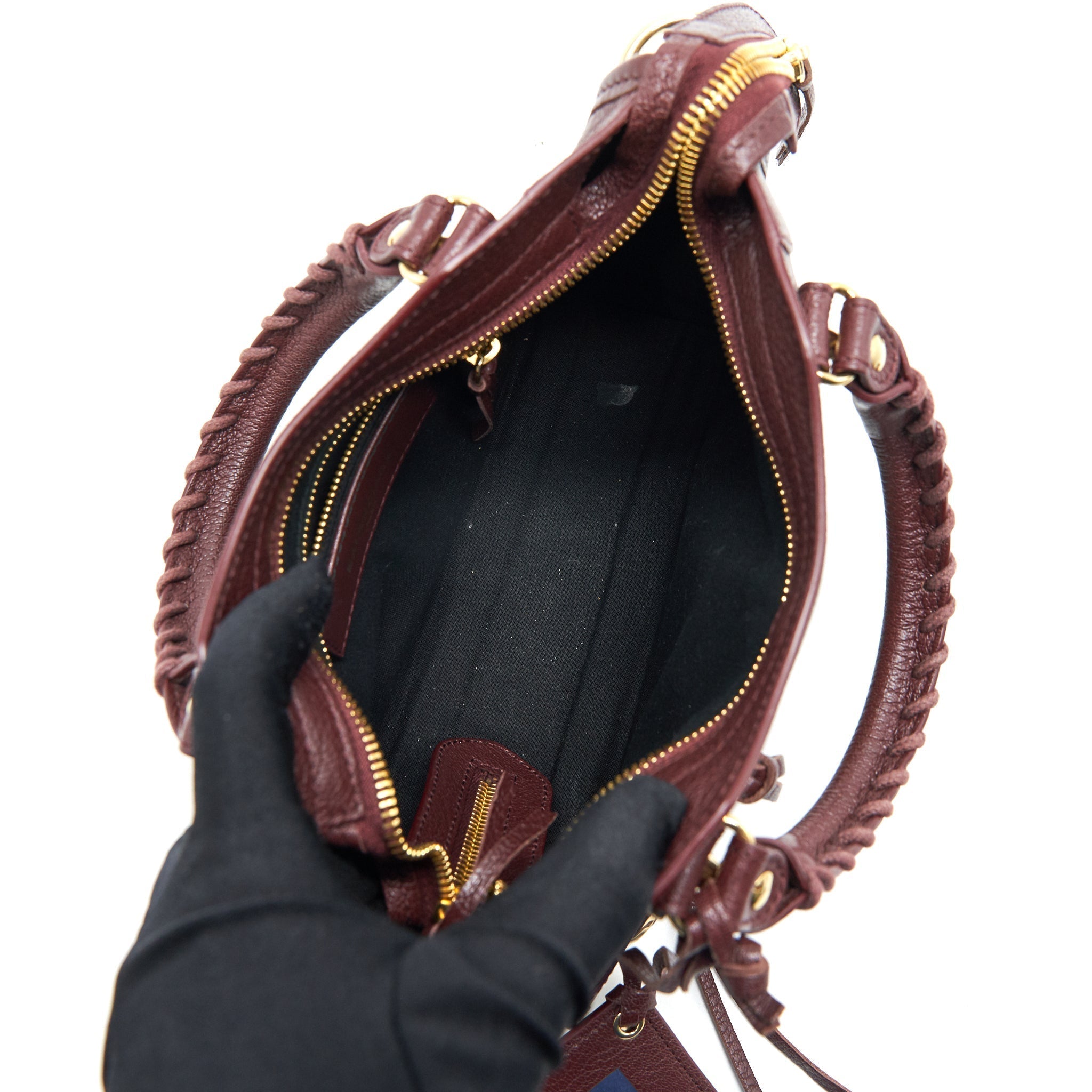 balenciaga-mini-edged-city-bag-burgundy-with-ghw