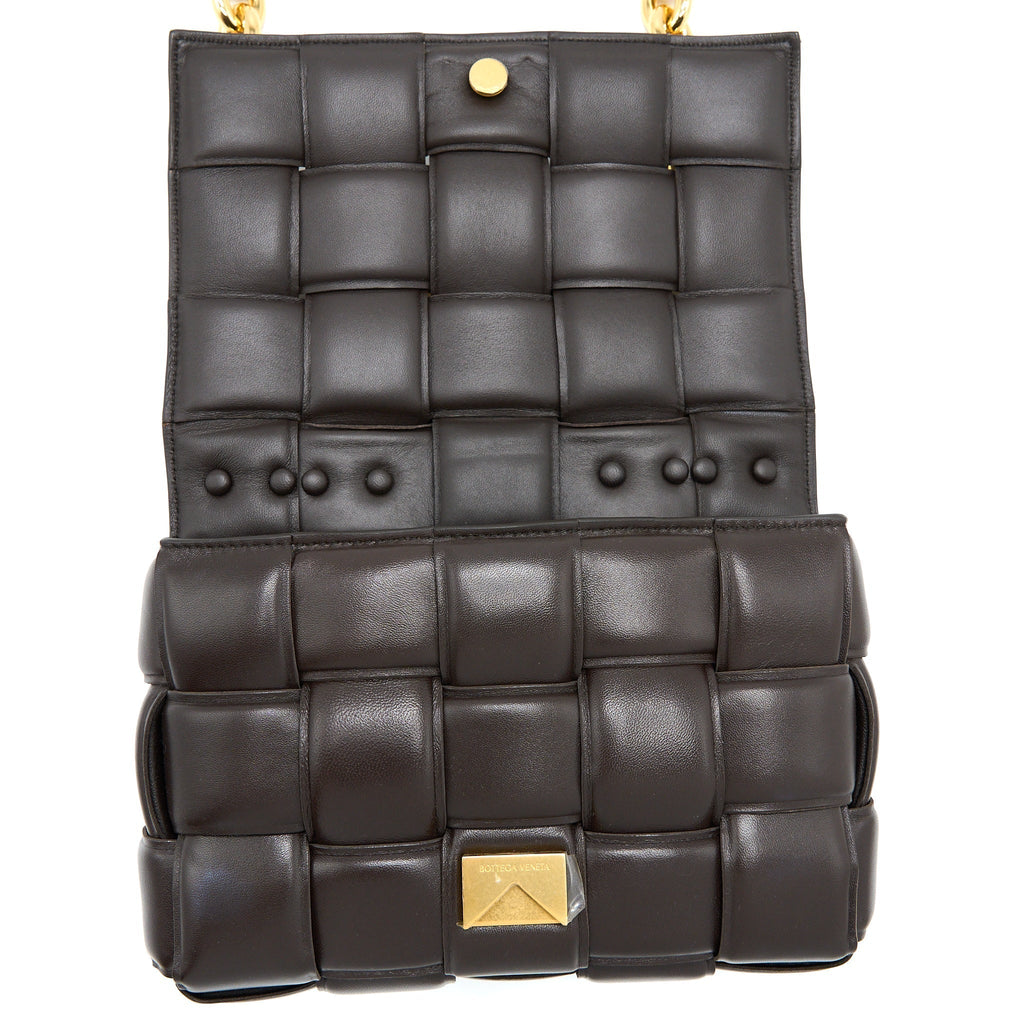 bottega-veneta-chain-cassette-bag-dark-brown-ghw