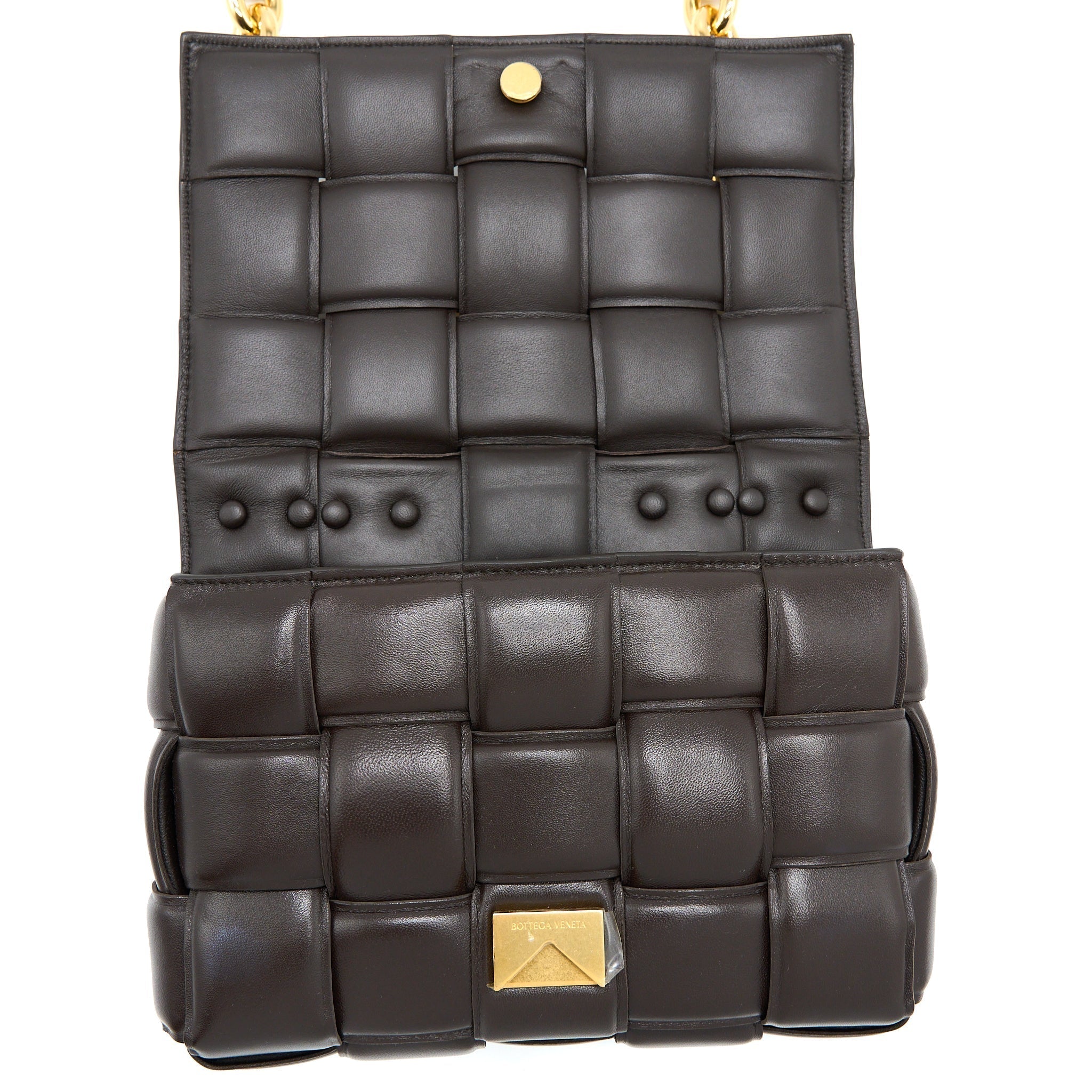 bottega-veneta-chain-cassette-bag-dark-brown-ghw