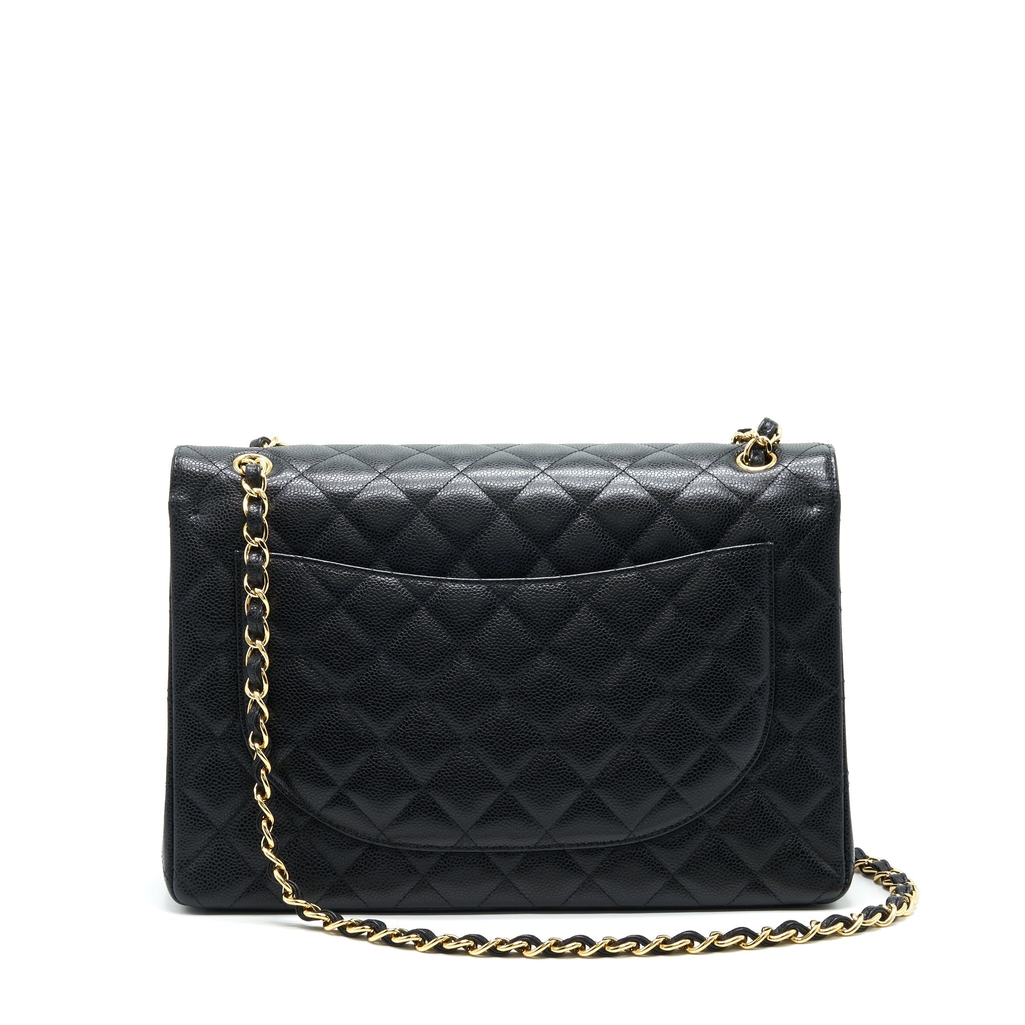 chanel-maxi-classic-double-flap-caviar-black-ghw-serial-21