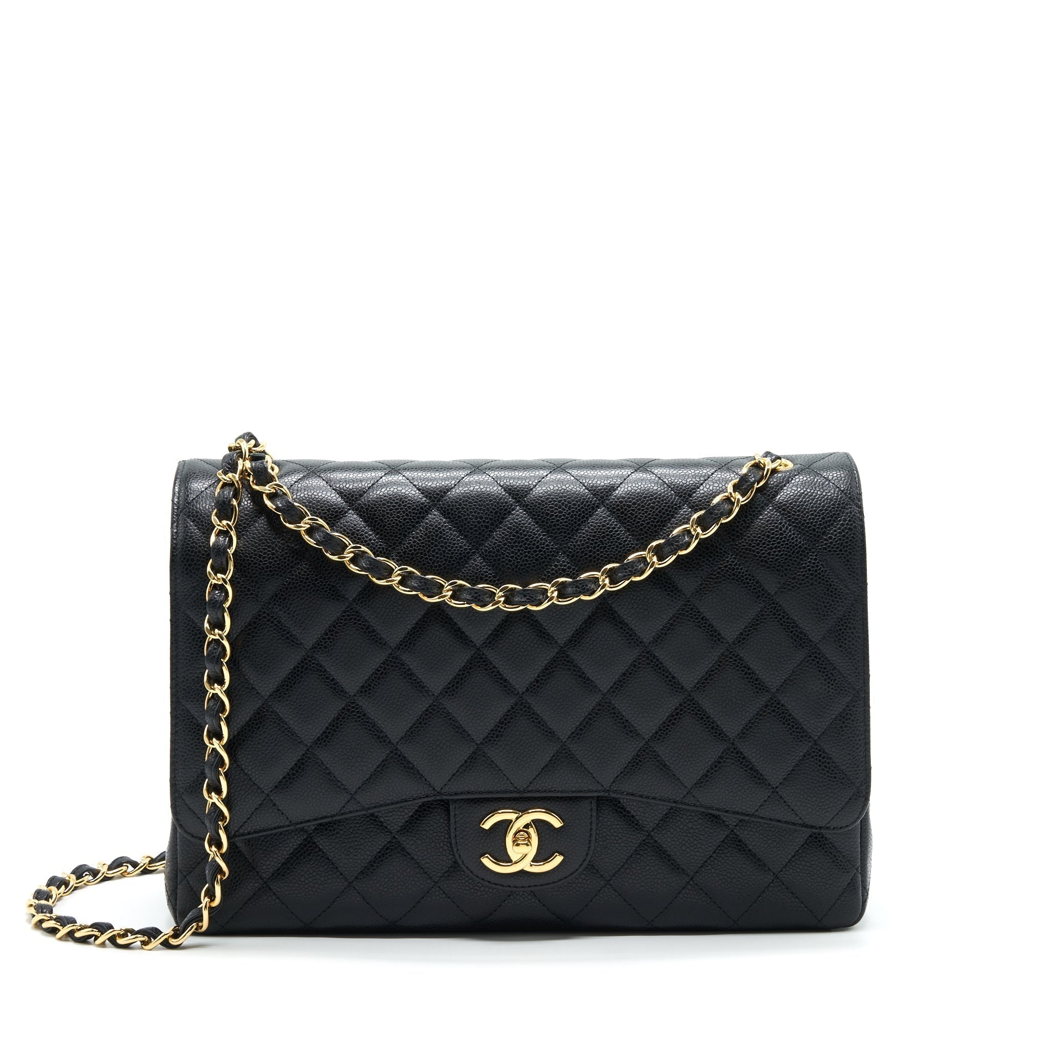 chanel-maxi-classic-double-flap-caviar-black-ghw-serial-21